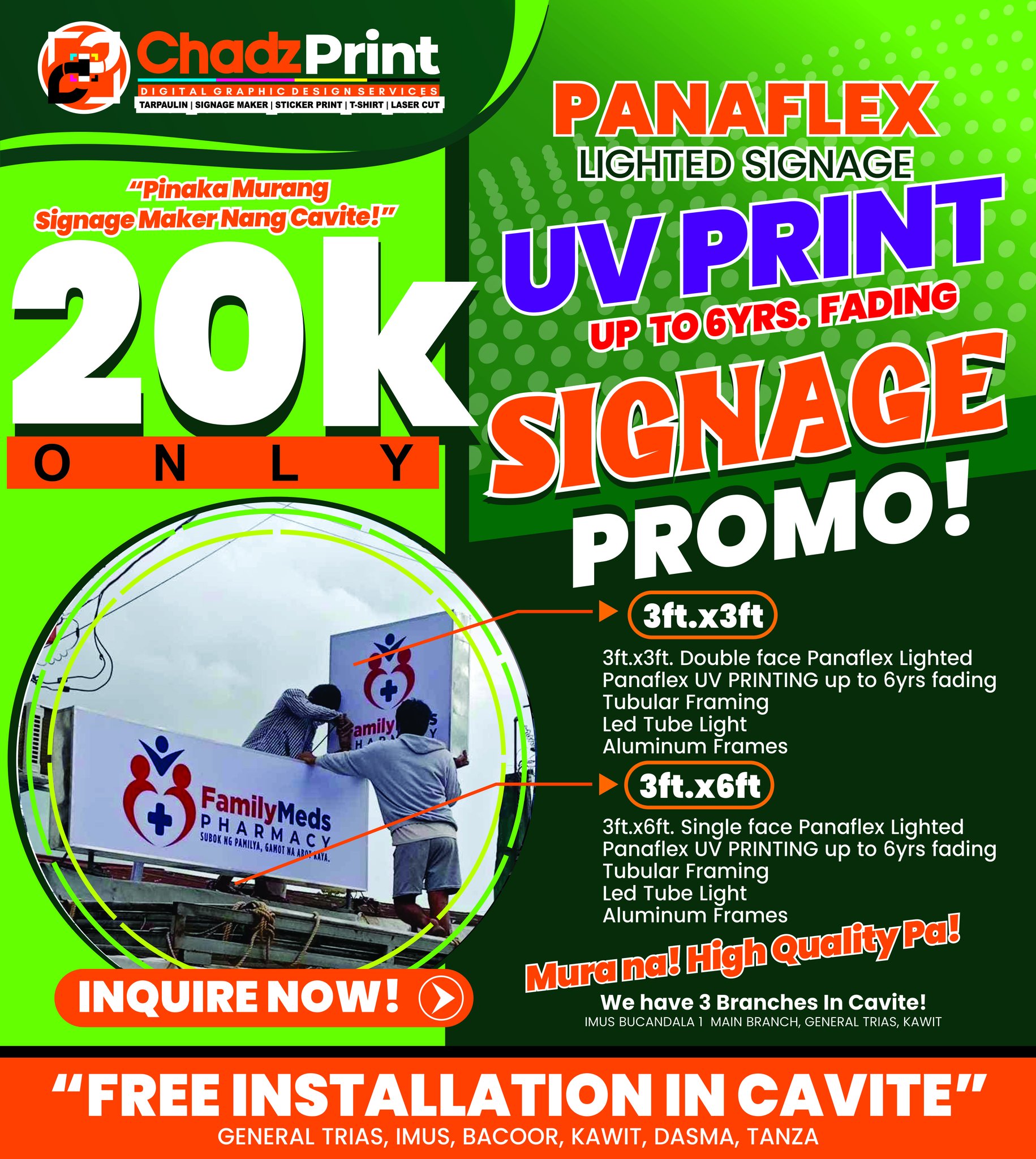ChadzPrint... - ChadzPrint Signage Maker Cavite Gentri Branch
