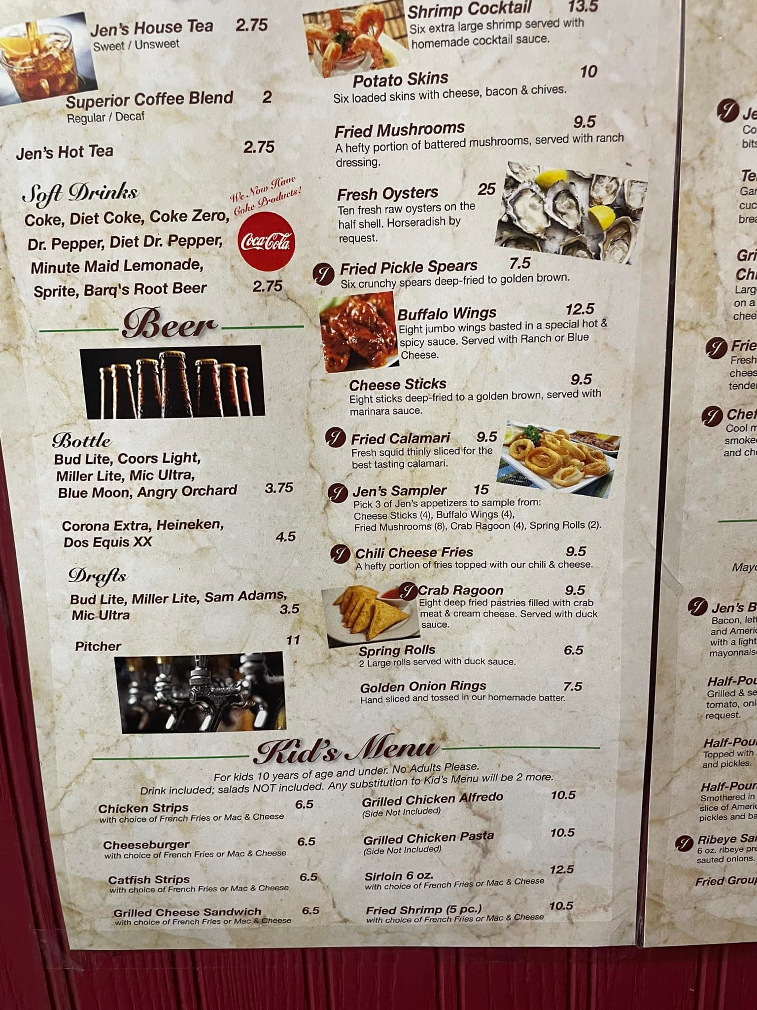 Jen's Steak & Seafood | Waverly TN