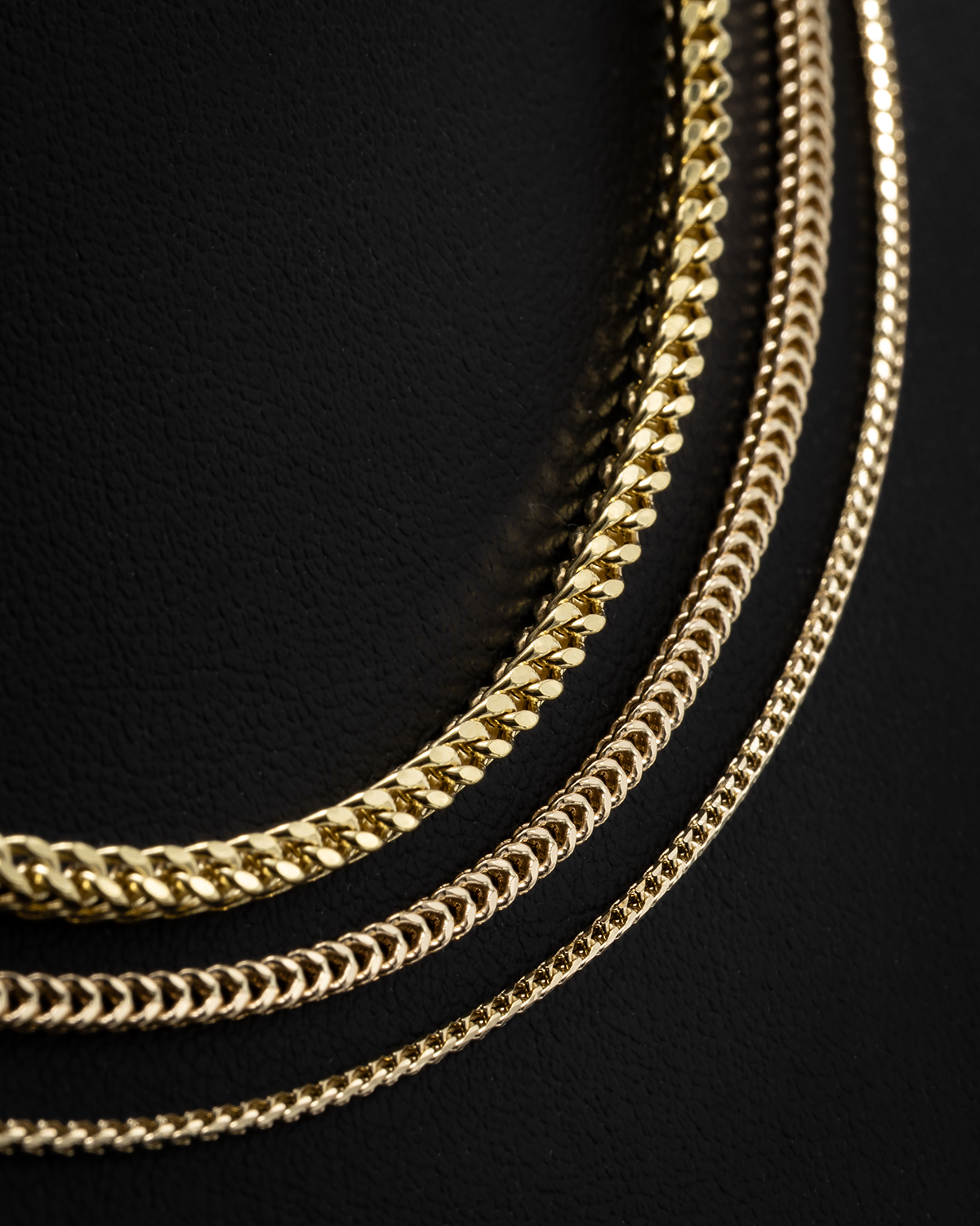 イエローゴールド フランクリンネックレス #avalanche_necklace どんな 