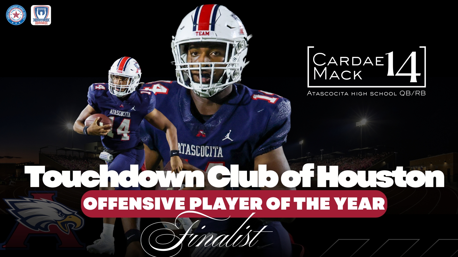 Humble - NEWS: Atascocita QB/RB Cardae Mack has been named a FINALIST ...