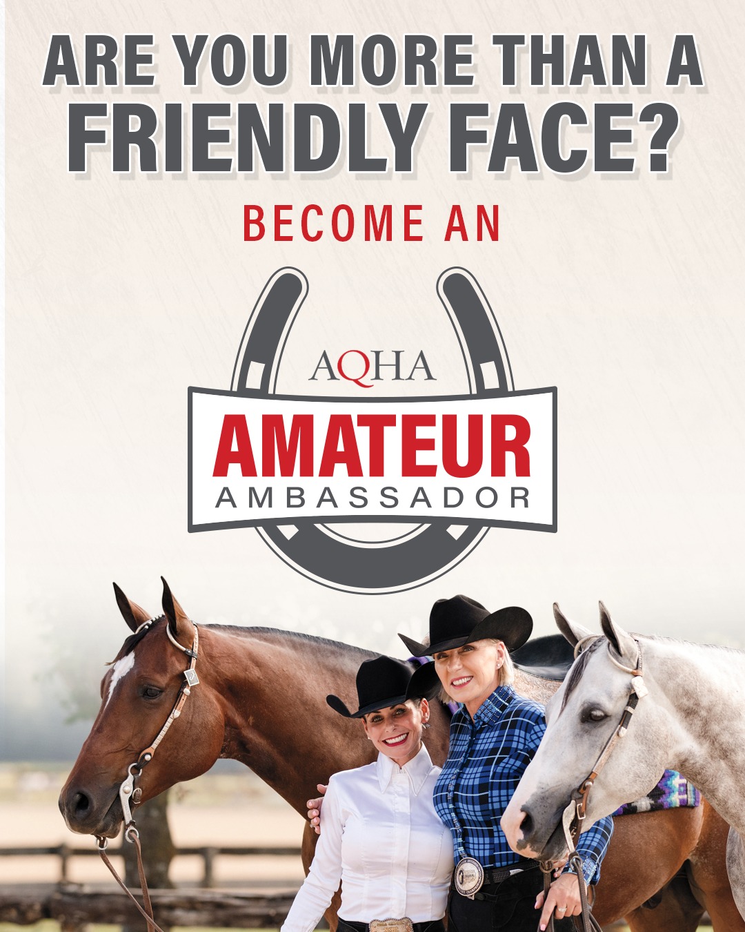 AQHA Showing - 🌟 Join the AQHA Amateur Ambassador Program!... | Facebook