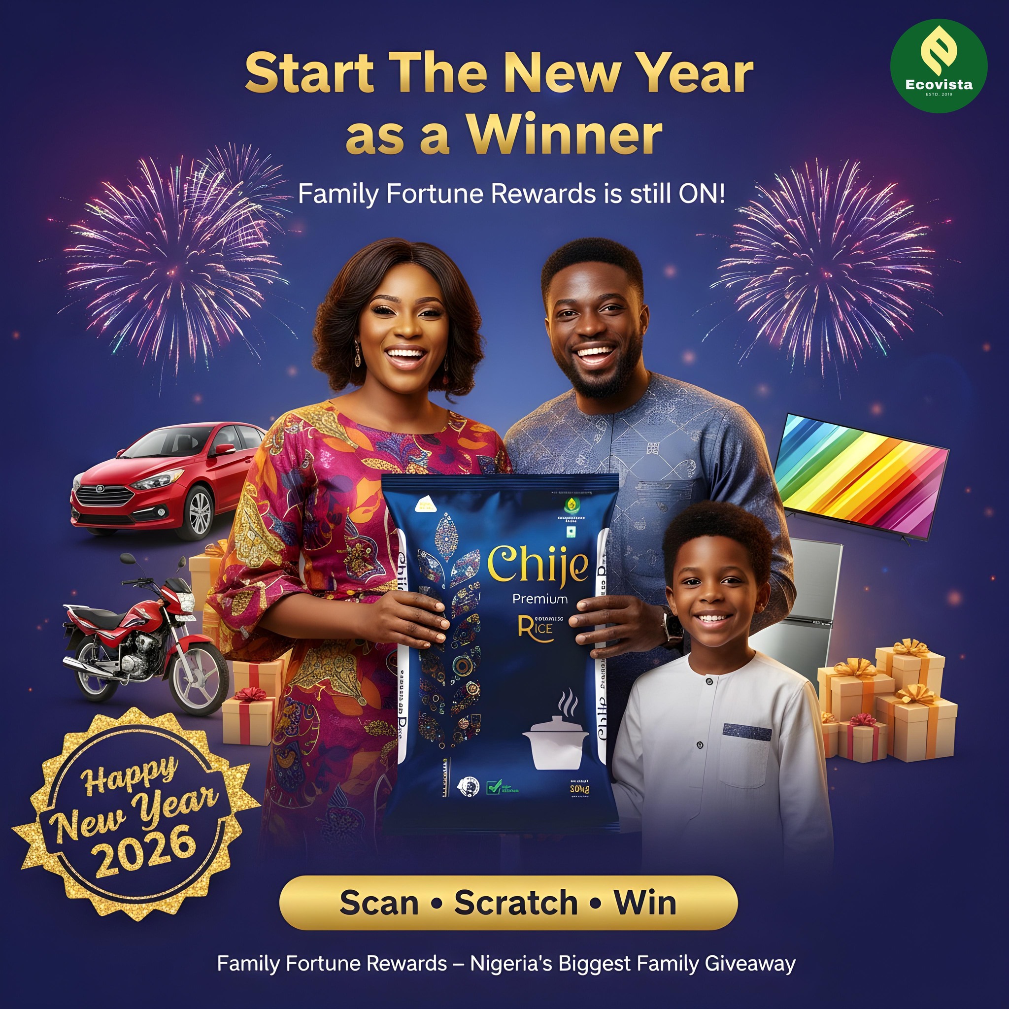 Ecovista - 🎆 𝗡𝗲𝘄 𝗬𝗲𝗮𝗿. 𝗡𝗲𝘄 𝗟𝘂𝗰𝗸. 𝗡𝗲𝘄 𝗪𝗶𝗻𝘀! 👉 Family Fortune Rewards is ...