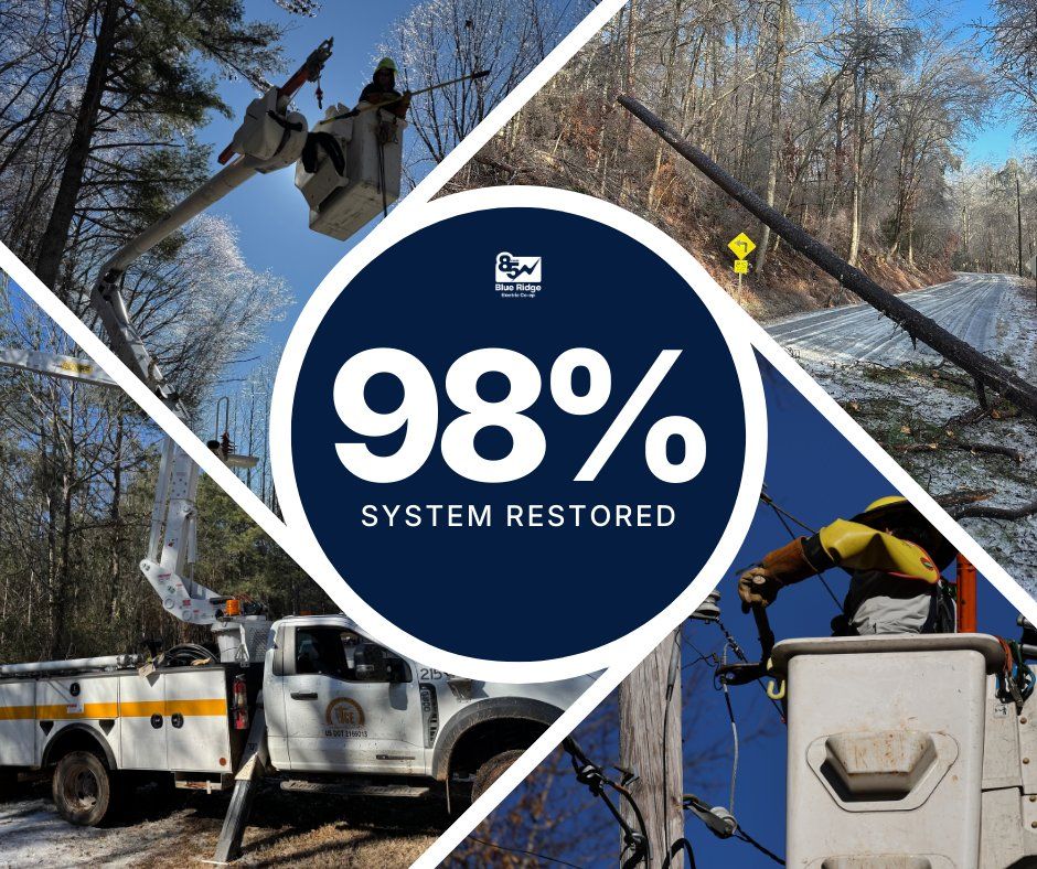 Malarkey_News - UPDATE ️ from Blue Ridge Electric... | Facebook