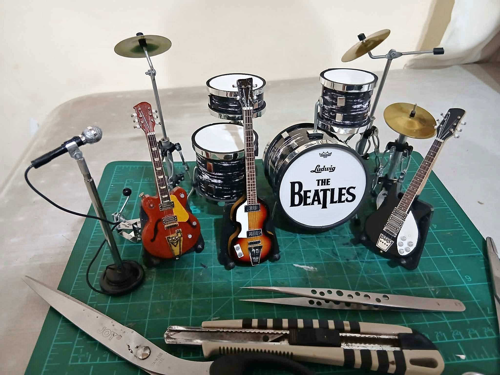 Miniature Beatles Instrument Set – Now Available! 🎸🥁 - Music - Tagum ...