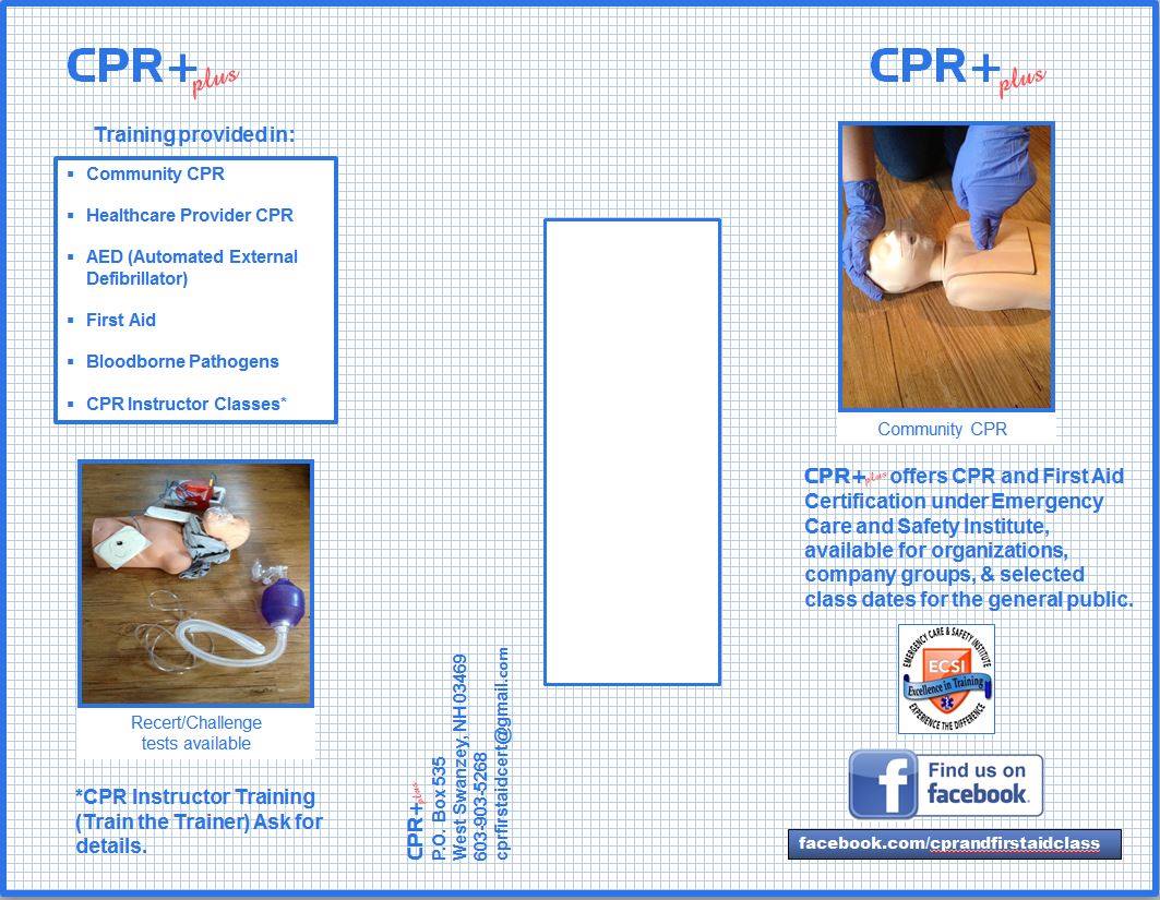 New... - CPR Plus of Arizona - CPR/First Aid Instructor Since 2006