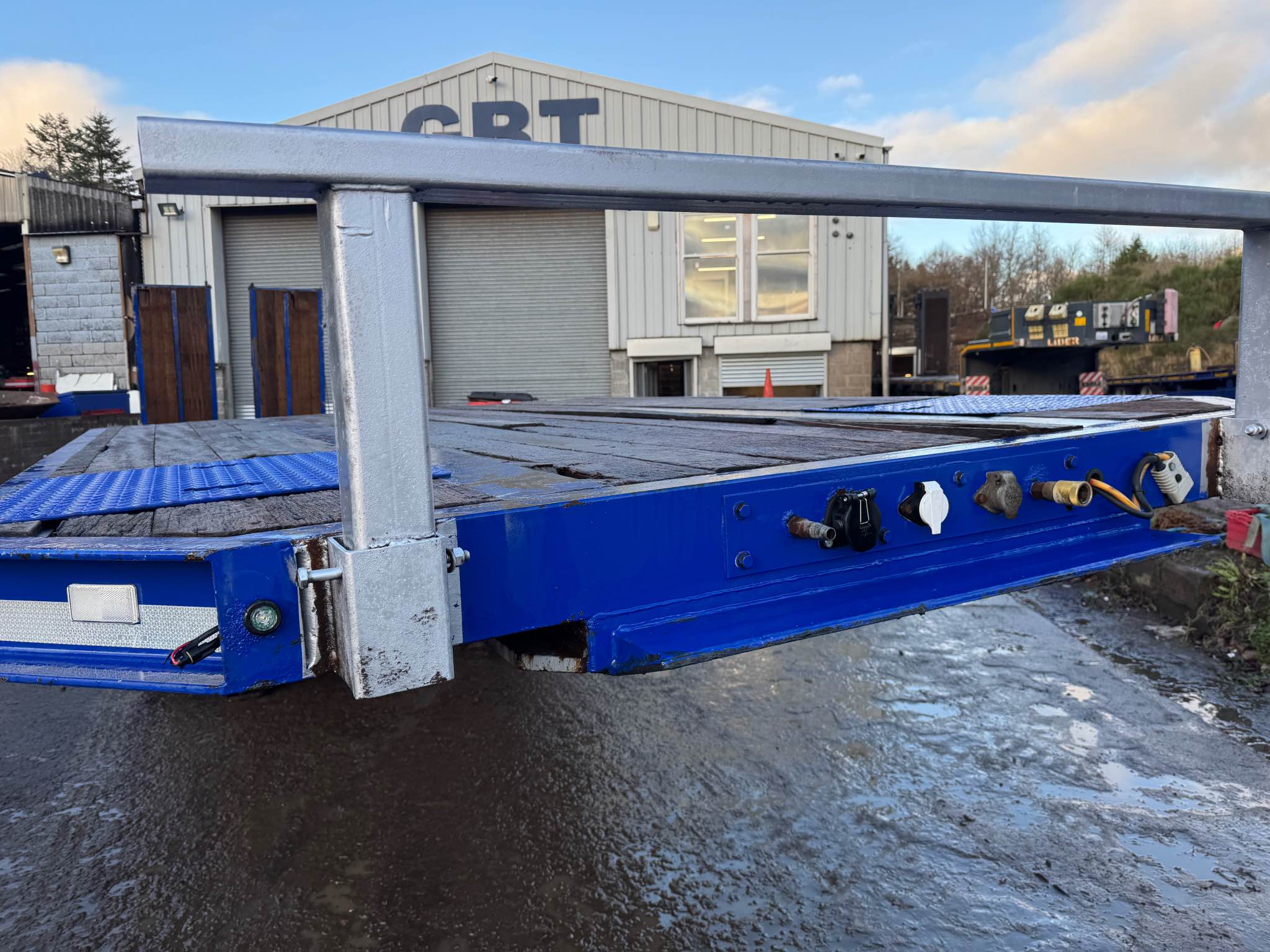 2010 Step frame low loader trailer Flip toe ramps years mot - Trailers ...