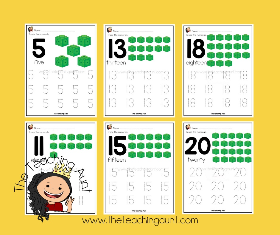 Download your free writing numbers 1... - The Teaching Aunt