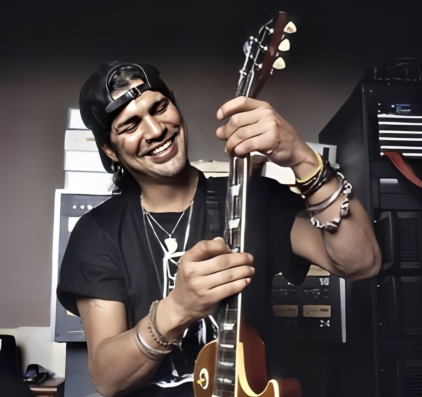Rock - 🎸😁 Slash + Guitar = Pure Joy 😁🎸 When the riffs hit just right ...