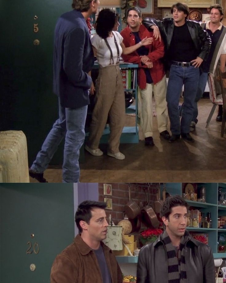 Apparently Monica's apartment was 5 at the beginning and switched