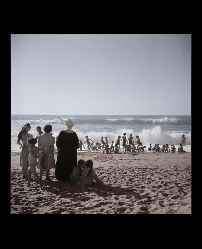 These six photographs from ICP's Collections depict the beach and
