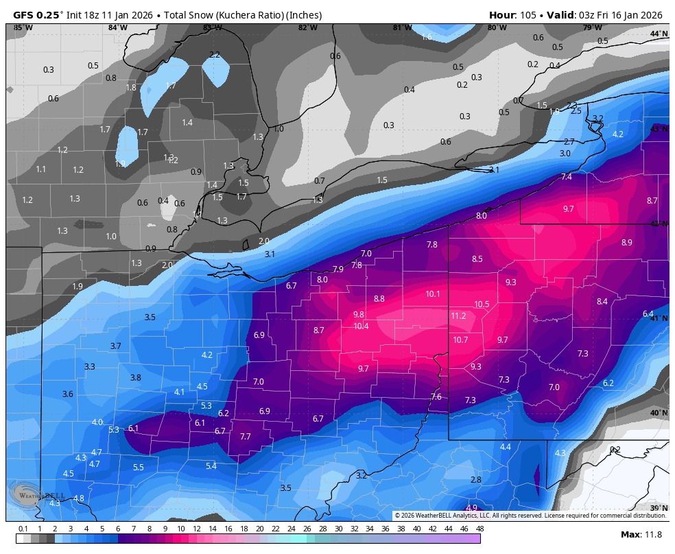 Northern - 🚨 SNOWSTORM SHOWDOWN: GFS JUST WENT FULL SEND 🚨 *THIS IS NOT ...