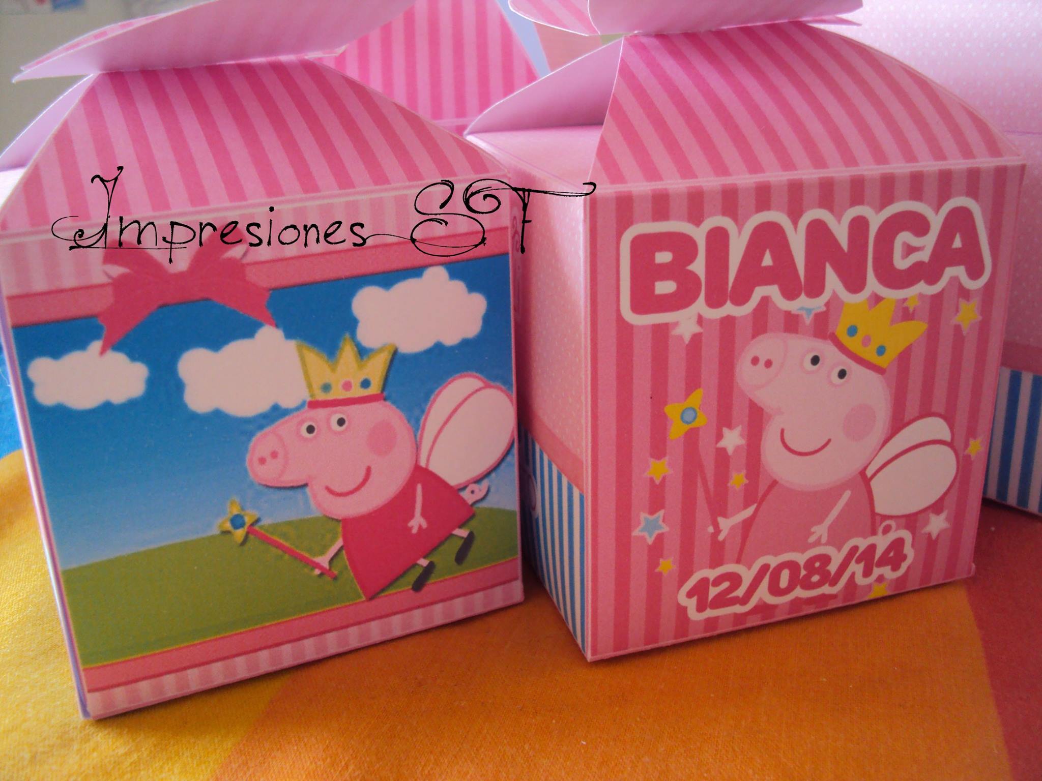 Impresiones SF - Cajitas Peppa Pig para Multirubro Nilda... | Facebook