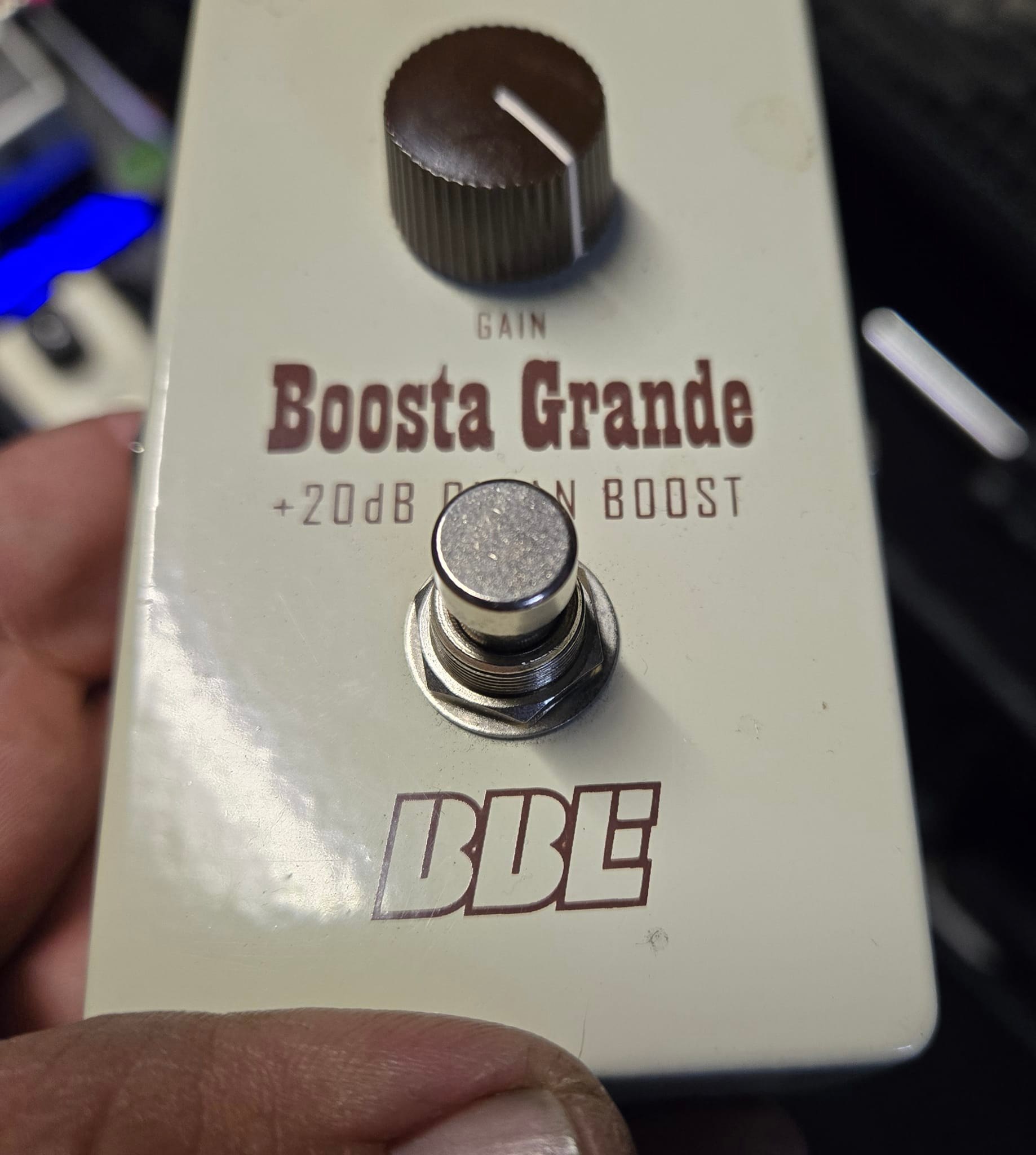 What is the BBE Boosta Grande pedal?