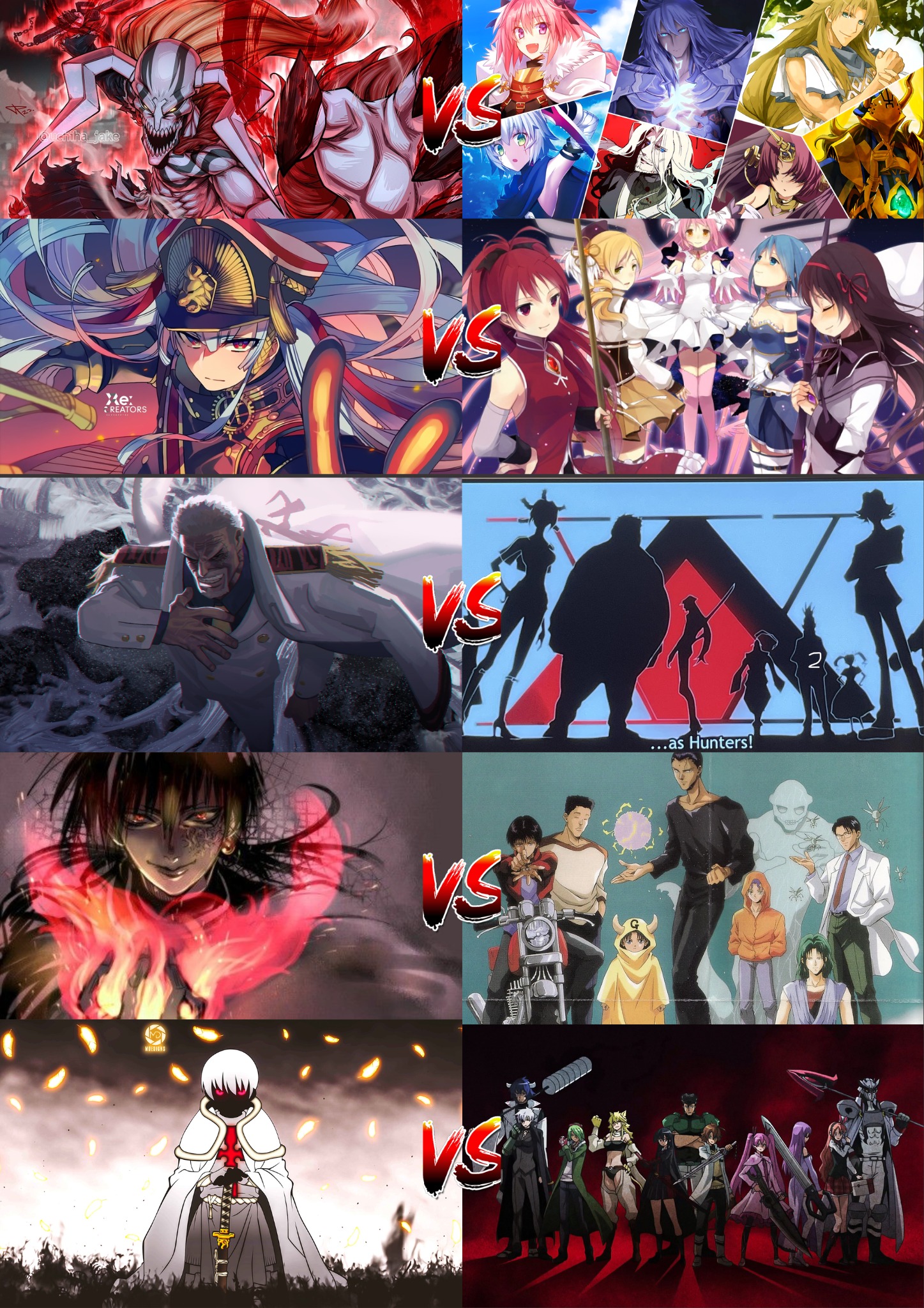 RahXephon, GetBackers, King of the Bandits Jing, Abenobashi