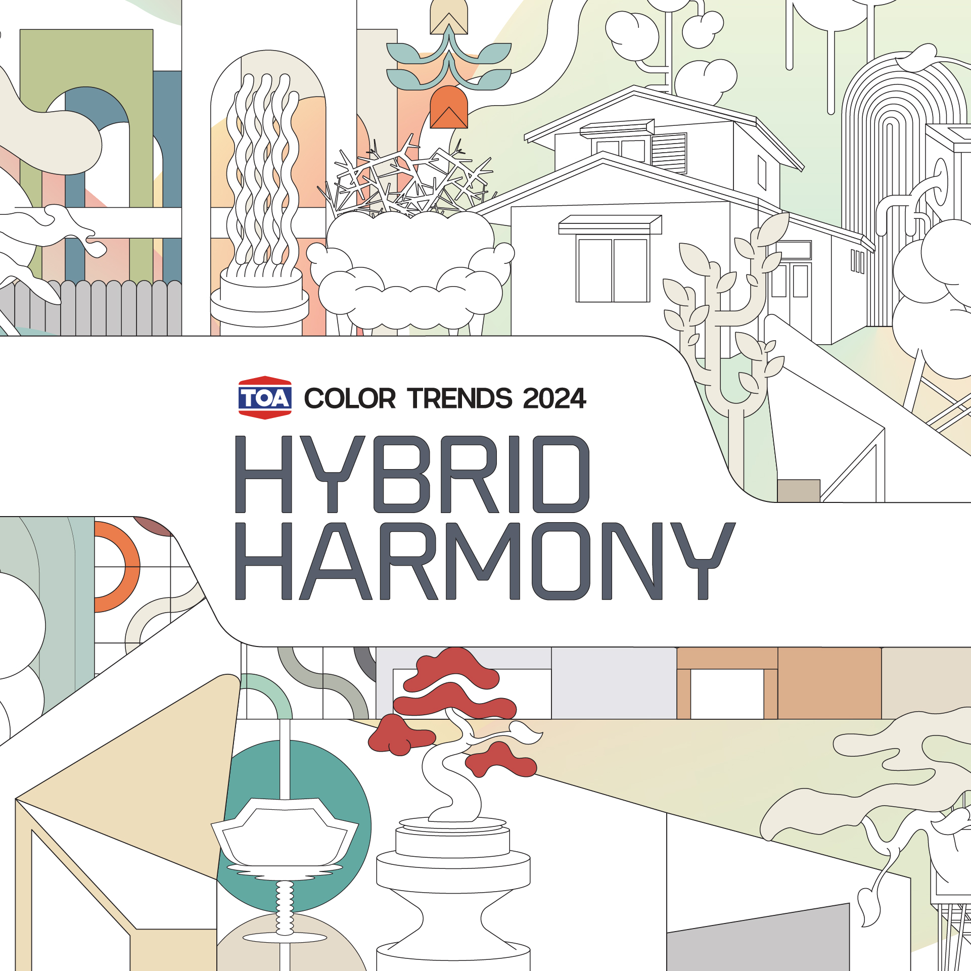 TOA Paint - TOA Color Trends 2024 “Hybrid Harmony”...