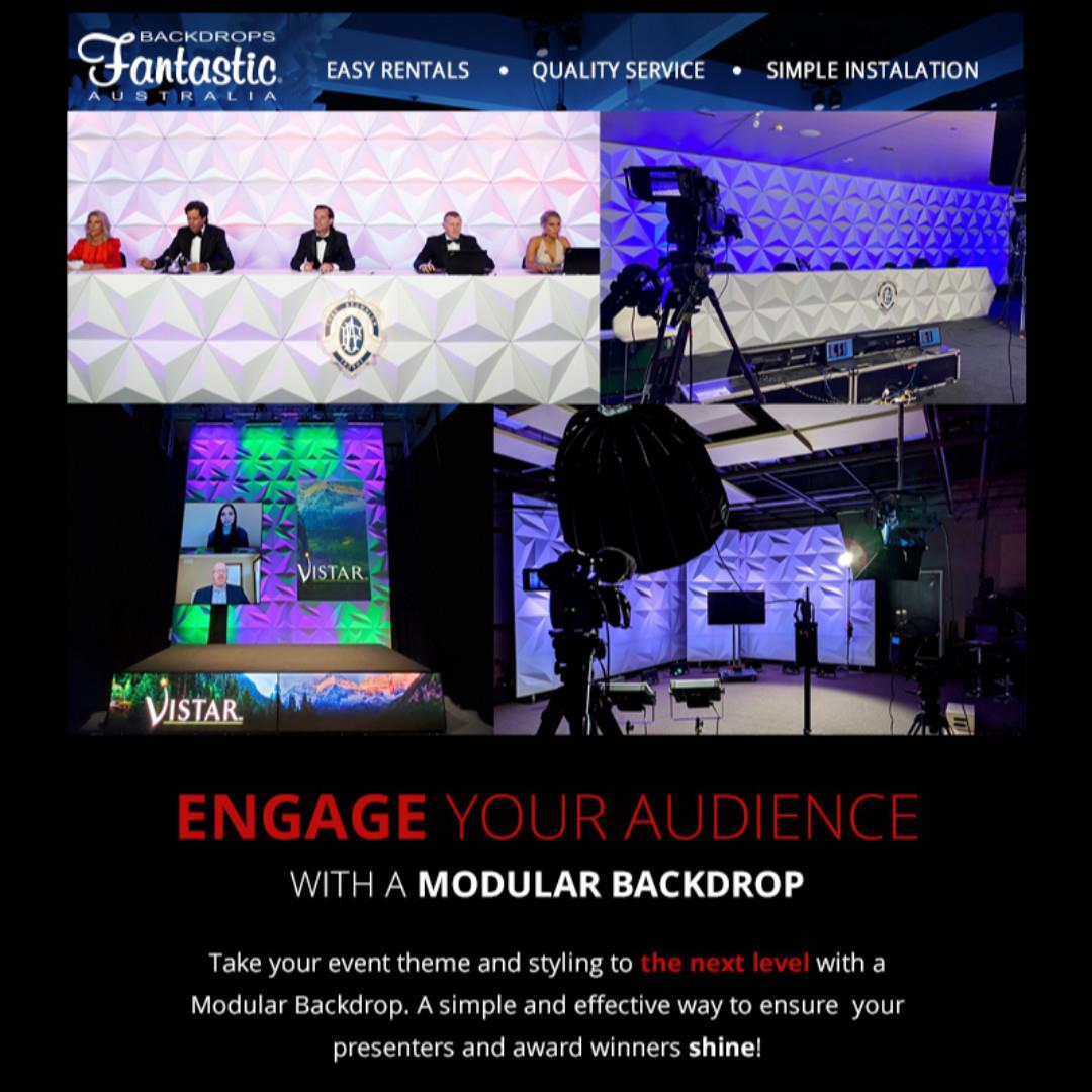 Modular Backdrops Australia - Take your event theme and styling to the ...