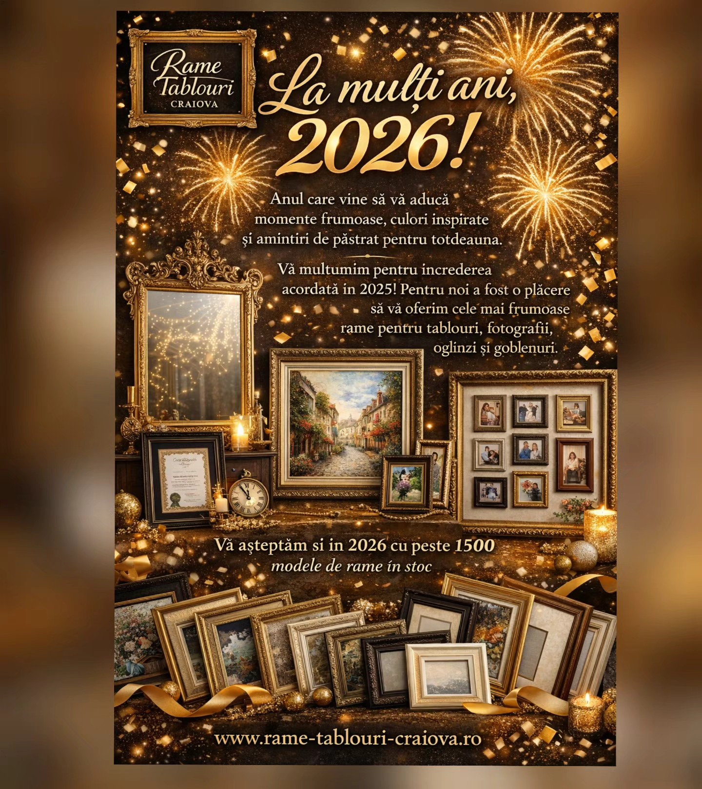 Rame - La mulți ani, 2026! 🎉 Anul care vine să vă aducă momente ...