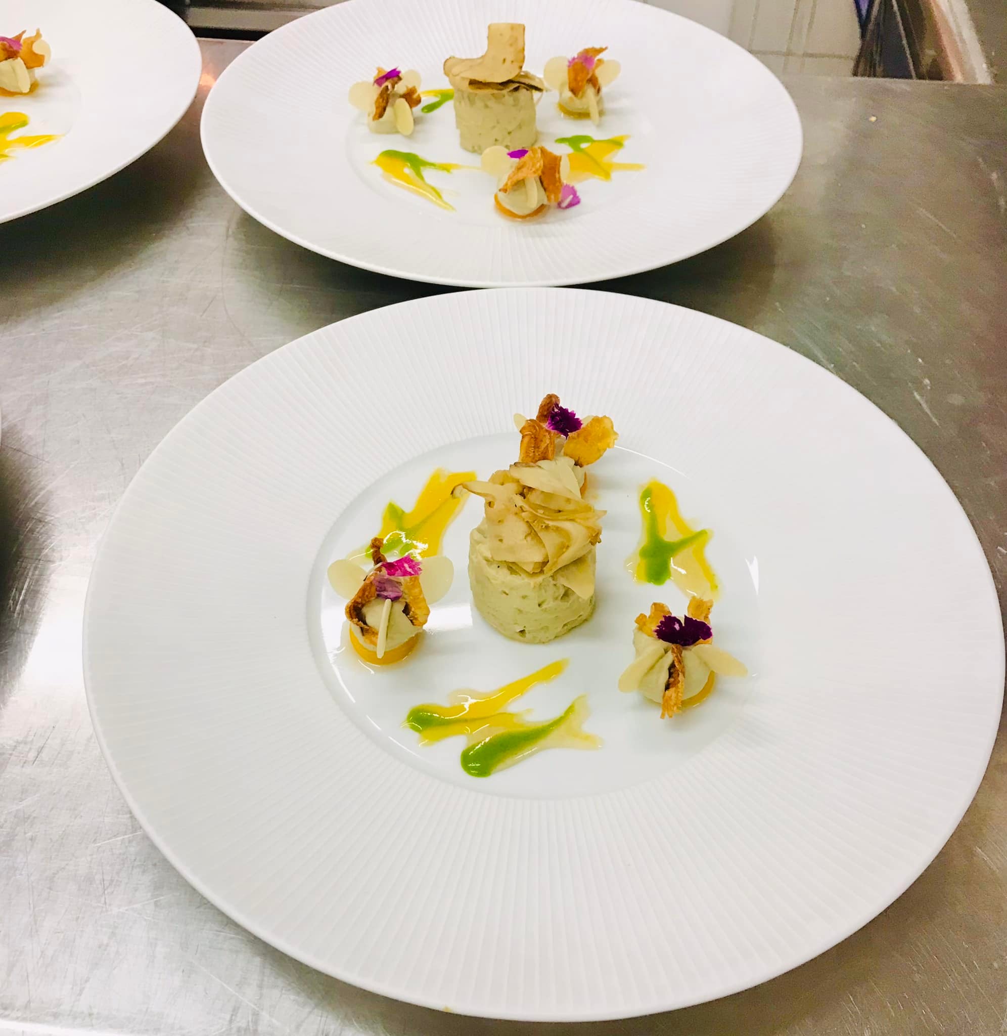 Circa 1984 : Chef Joel Robuchon invited the entire team for a