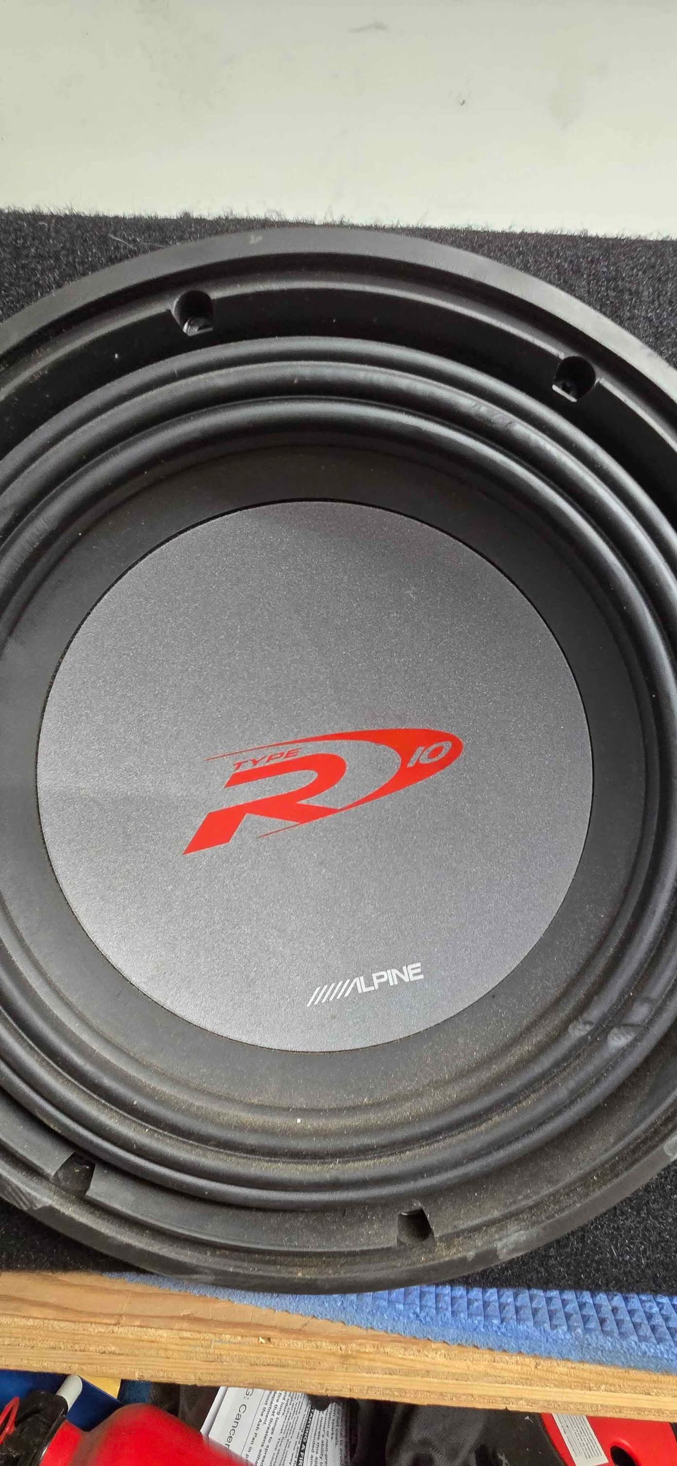 Ensemble audio voiture prêt à installer – 2 Subwoofers Alpine Type R 10 ...