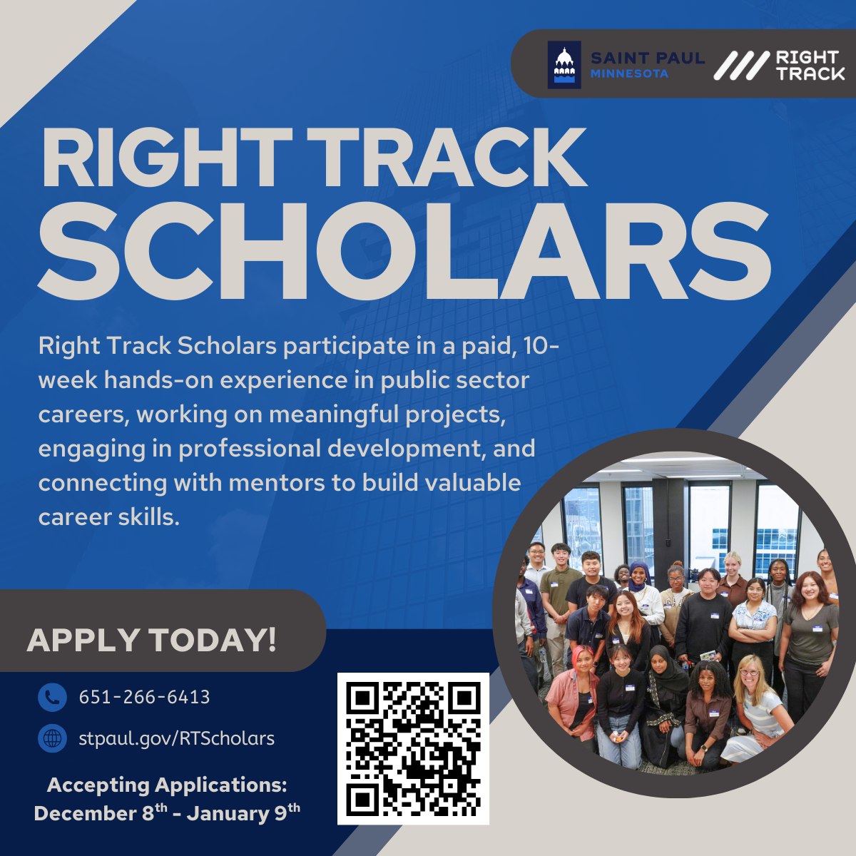 Right - Happy Holidays! The Right Track Scholars 2026 program is now ...