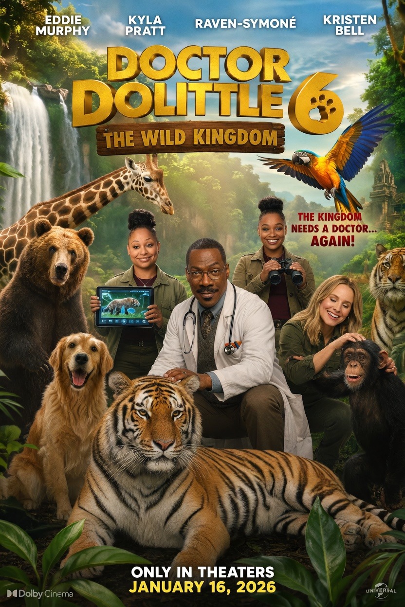 🎬 Doctor Dolittle 6: The Wild Kingdom (2026) 👉 Eddie Murphy