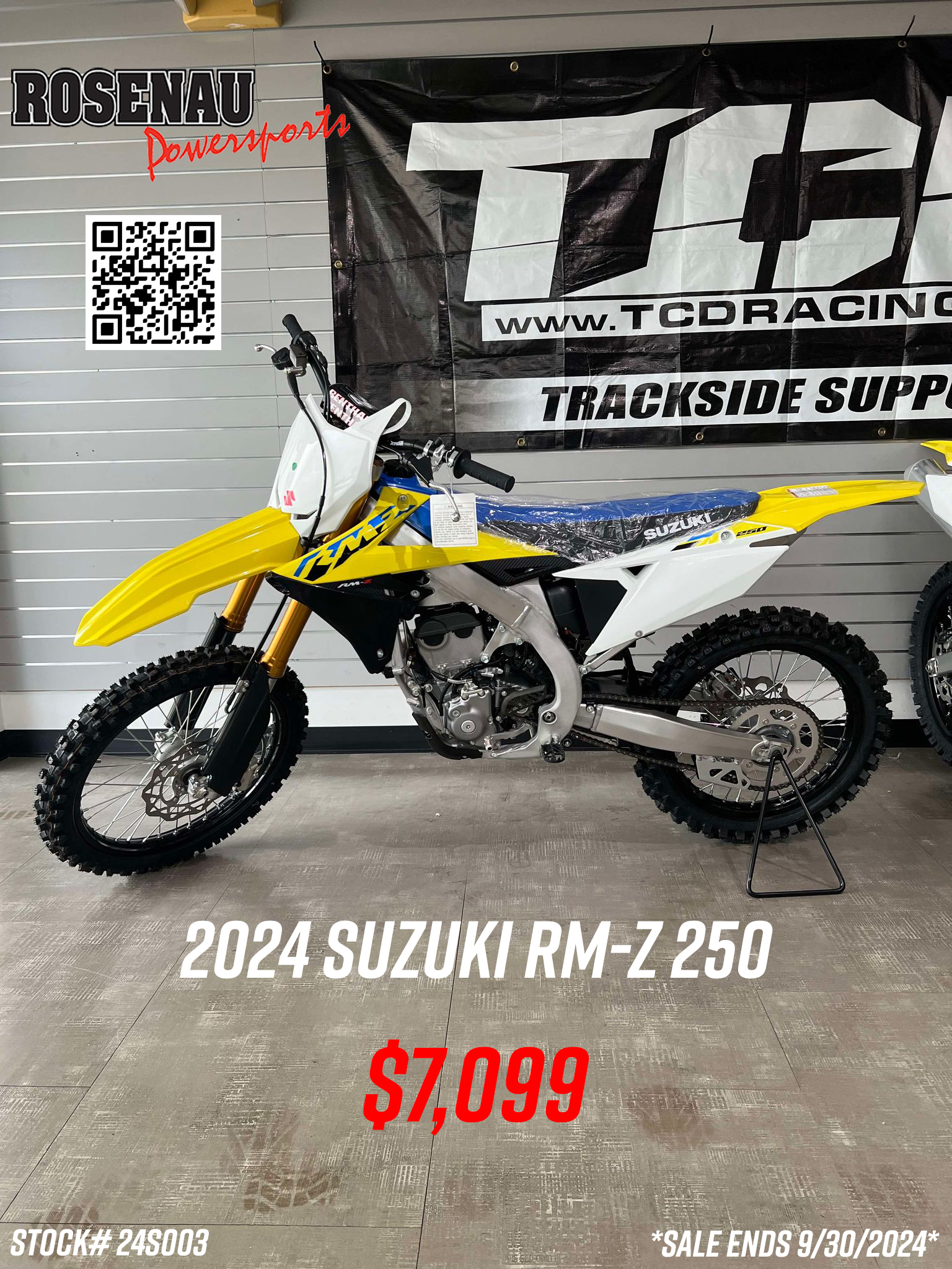 2024 SUZUKI RM-Z250 & 2024 SUZUKI RM-Z450 LAST CALL! We have 1