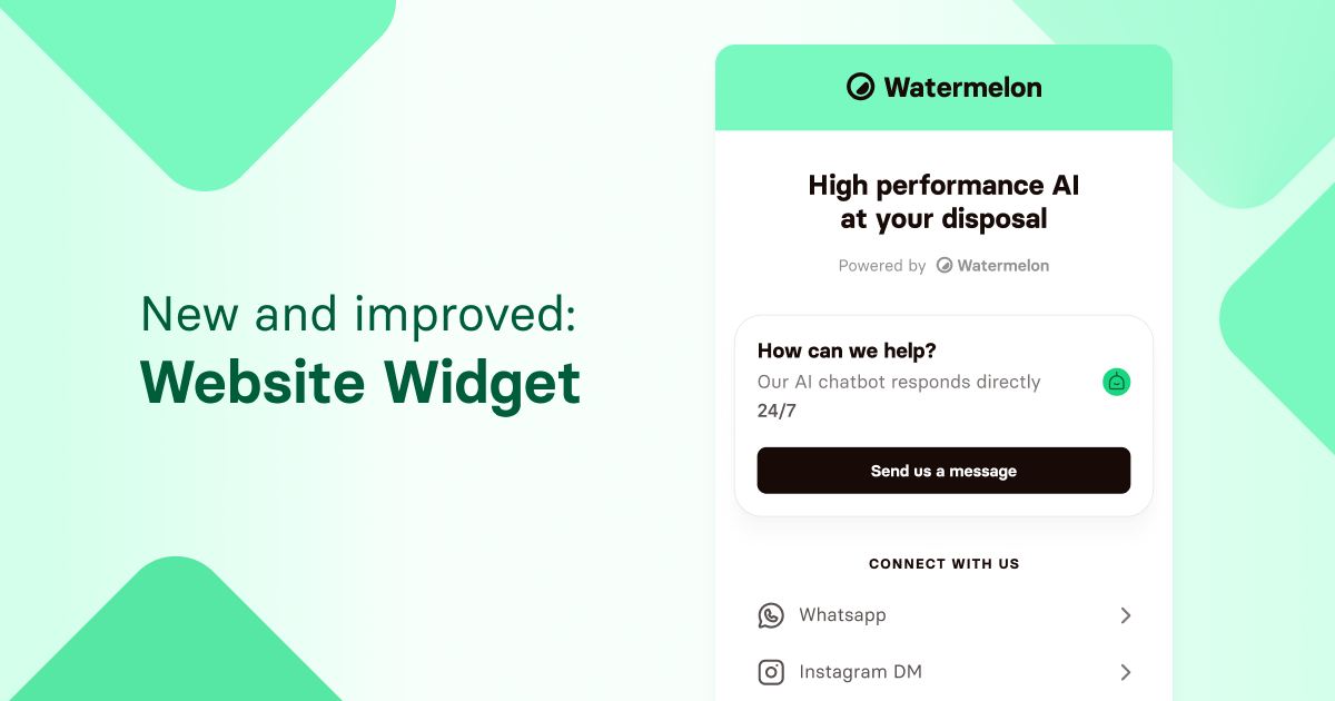 Watermelon - 🚀 Nieuwe feature release: Ontdek de nieuwe...