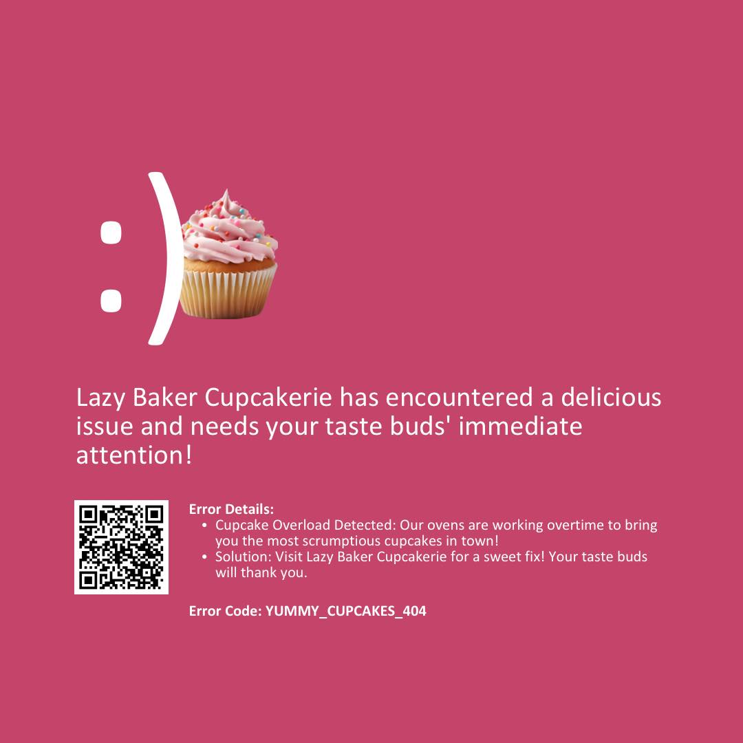 Lazy - 💻🍰 Uh-oh! Looks like you've hit a sweet error! 🍰💻 | Facebook