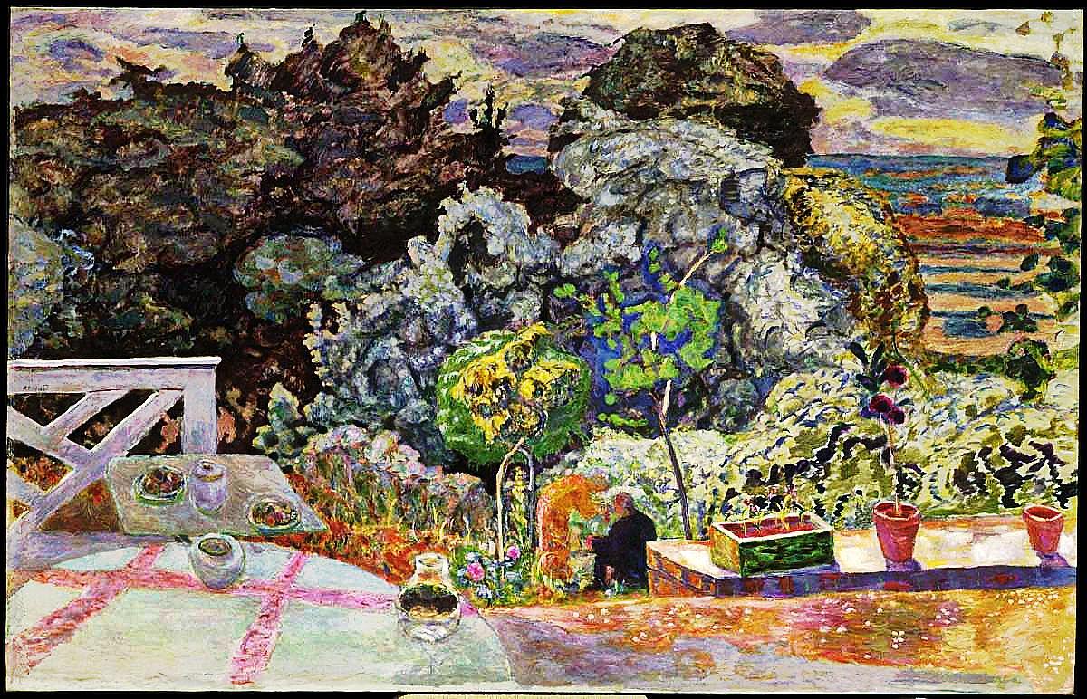 Pierre Bonnard painting of Claude Terrasse at piano