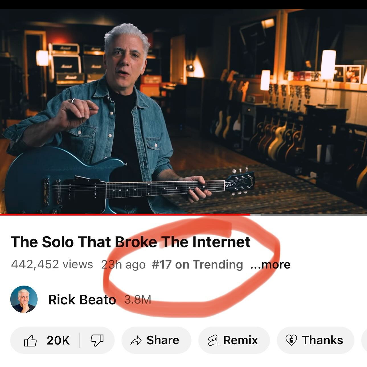 My Frank Gambale video just hit #17 on YouTube trending! I think 