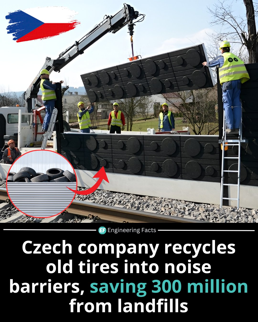 Engineering - Across Europe, mountains of discarded car tires pose a ...