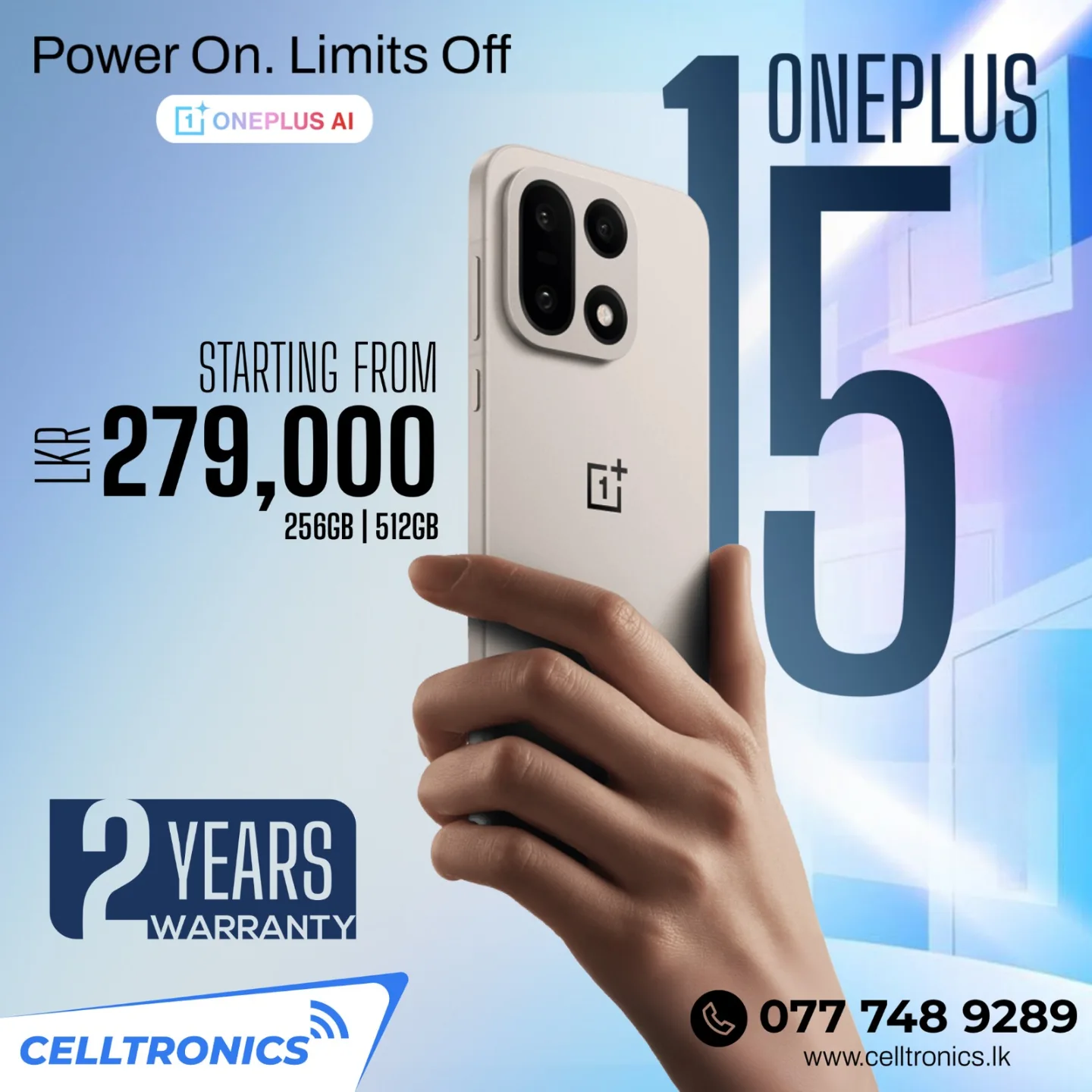 Celltronics - Flagship speed, next-gen AI. OnePlus 15 now at ...