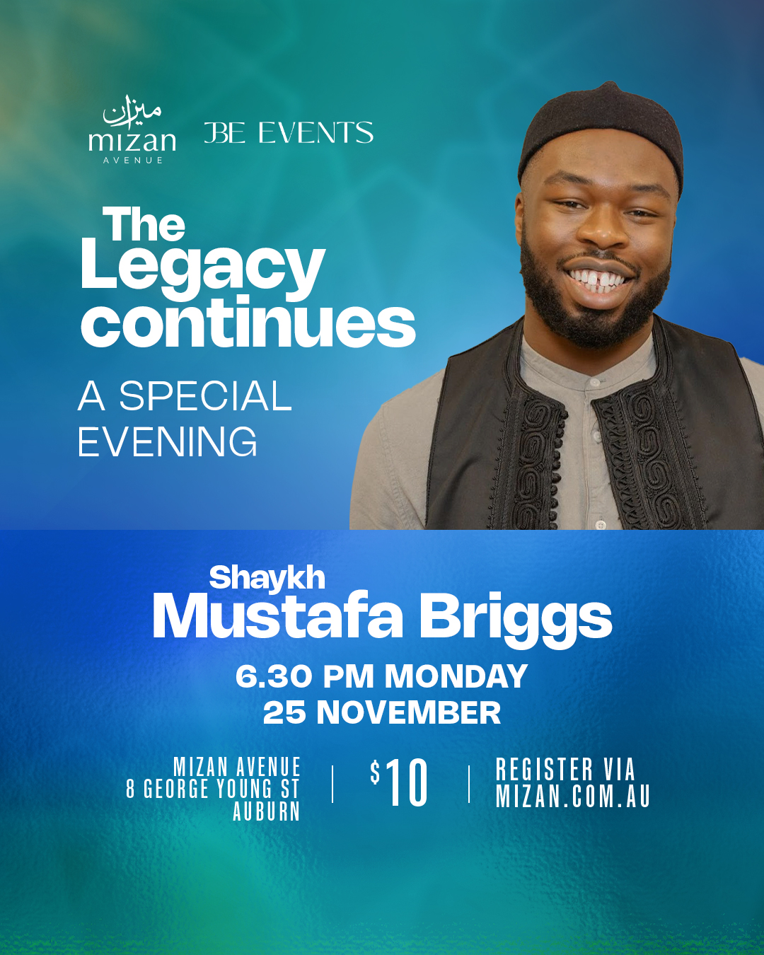Mīzān - Join us for an exclusive evening with Shaykh Mustafa Briggs at ...