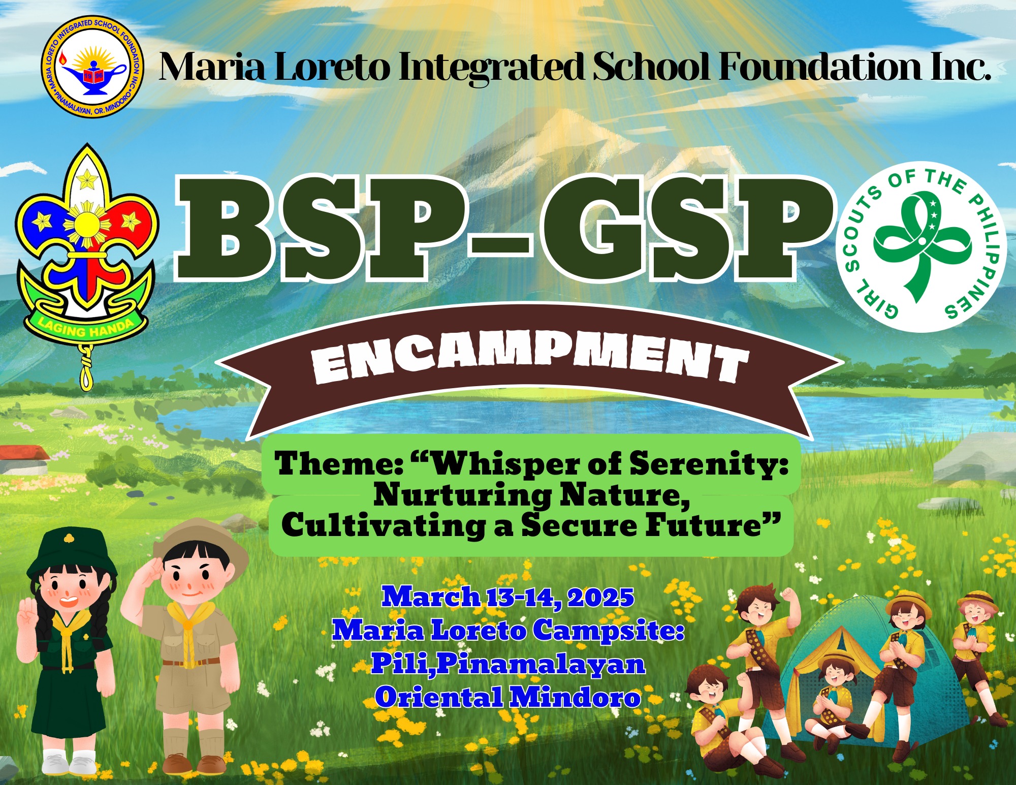 Maria Loreto - BSP-GSP ENCAMPMENT 2025 Theme: 