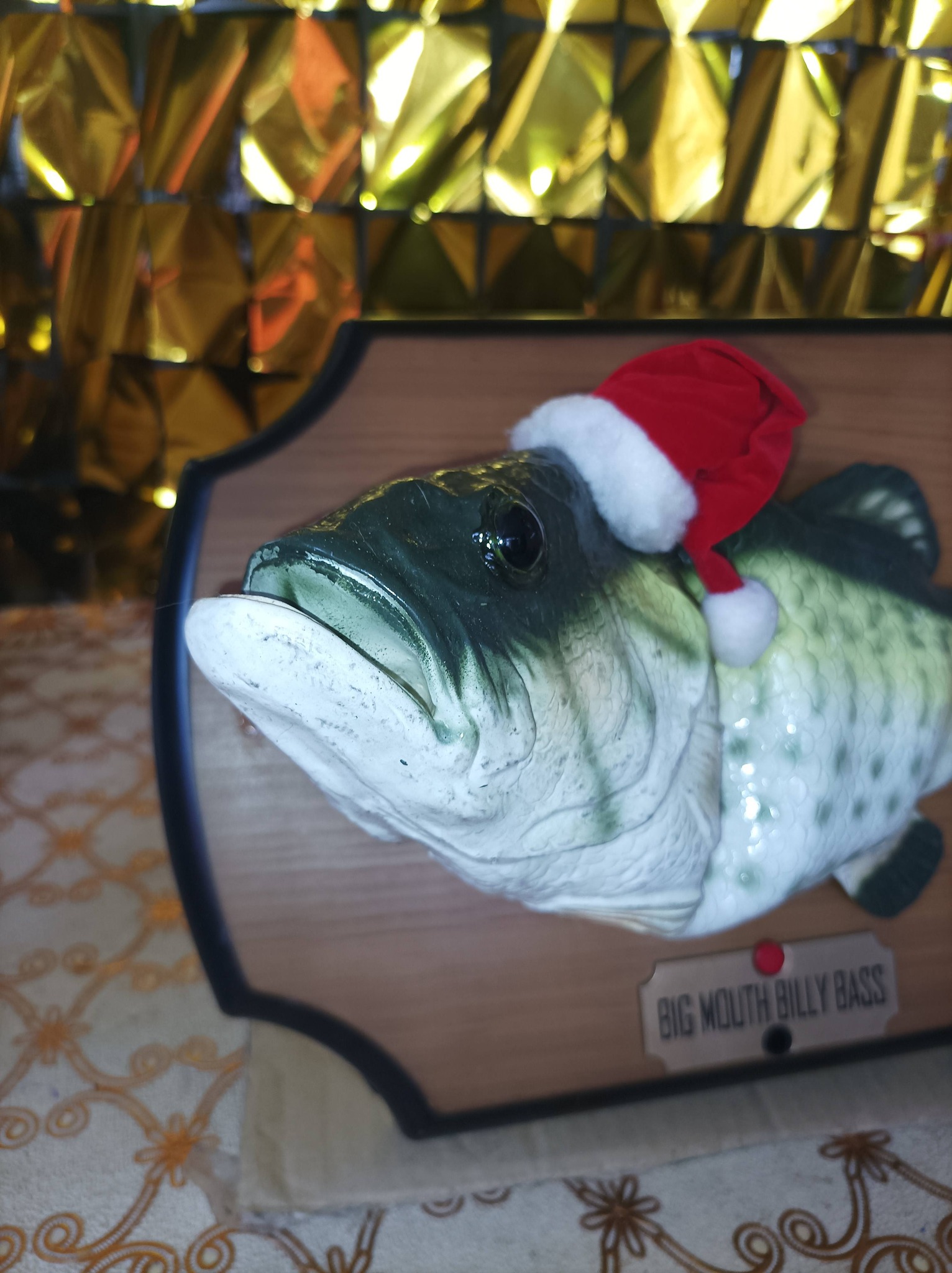 Vintage Big Mouth Billy Bass - Christmas Edition 1999 - Gemmy 