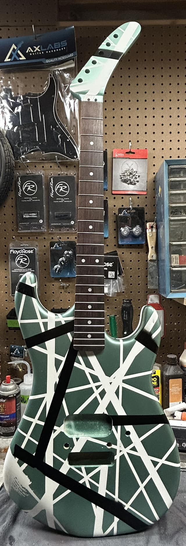 Serial #B4129…(5150 Guitar)… Built by Edward at the Kramer factory