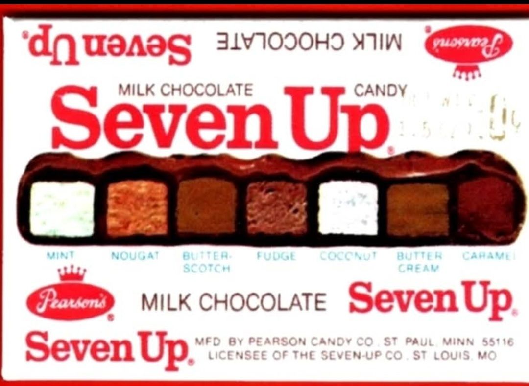 Greasy - The no longer existing, Seven Up candy bar was made by Pearson ...