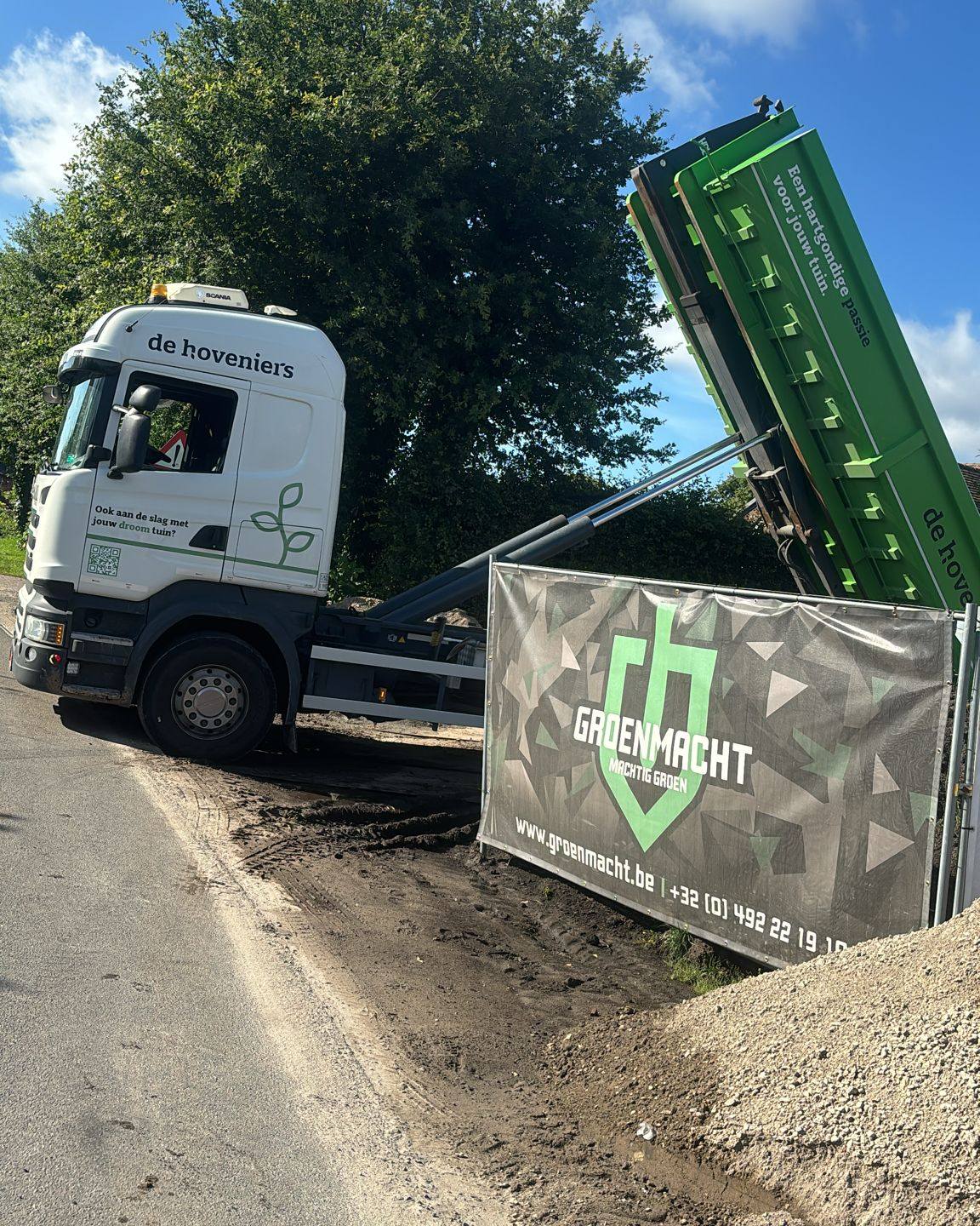 Groenmacht - In de eerste week van het bouwverlof kunnen...