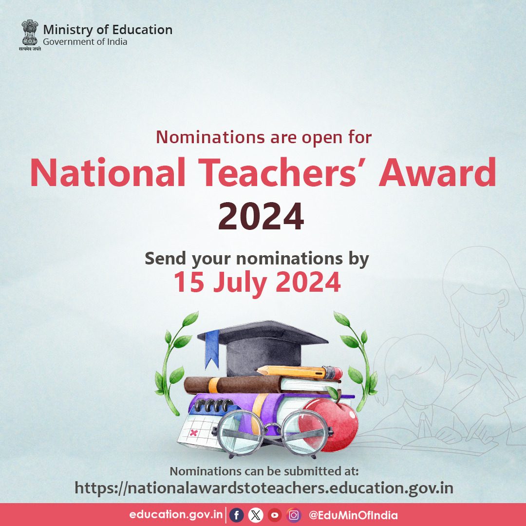Ministry - Nominations for the National Teachers' Awards 2024 are open ...
