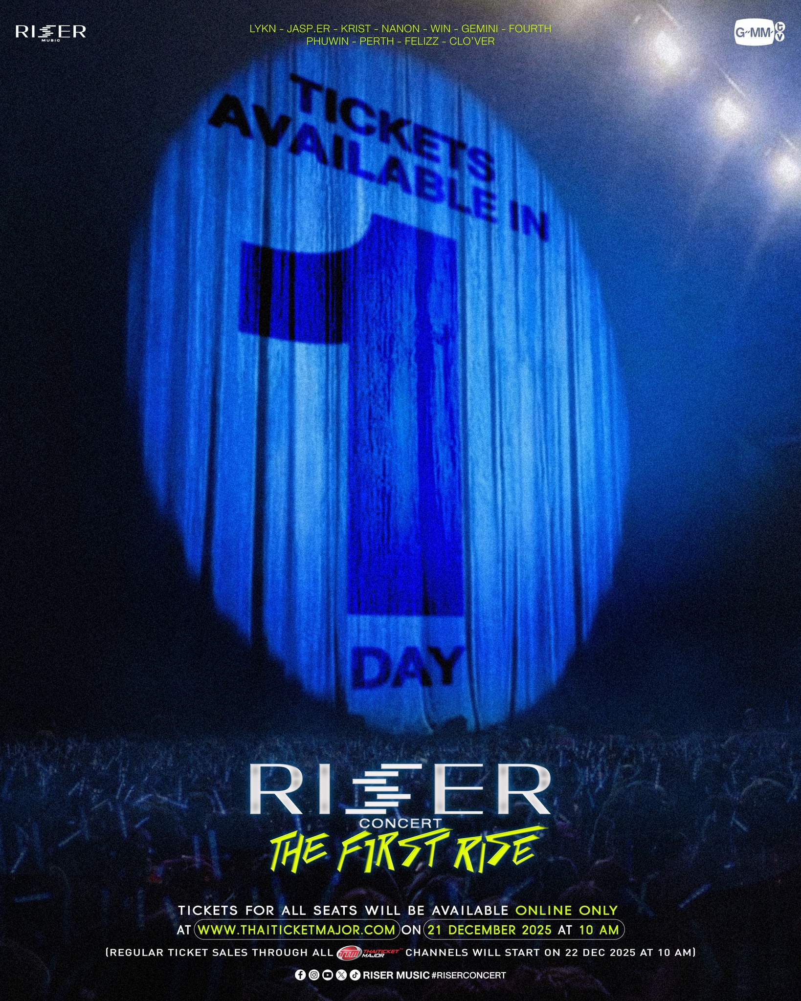 RISER - TICKETS AVAILABLE IN 1️⃣DAY! #RISERCONCERT ‘RISER CONCERT : THE ...