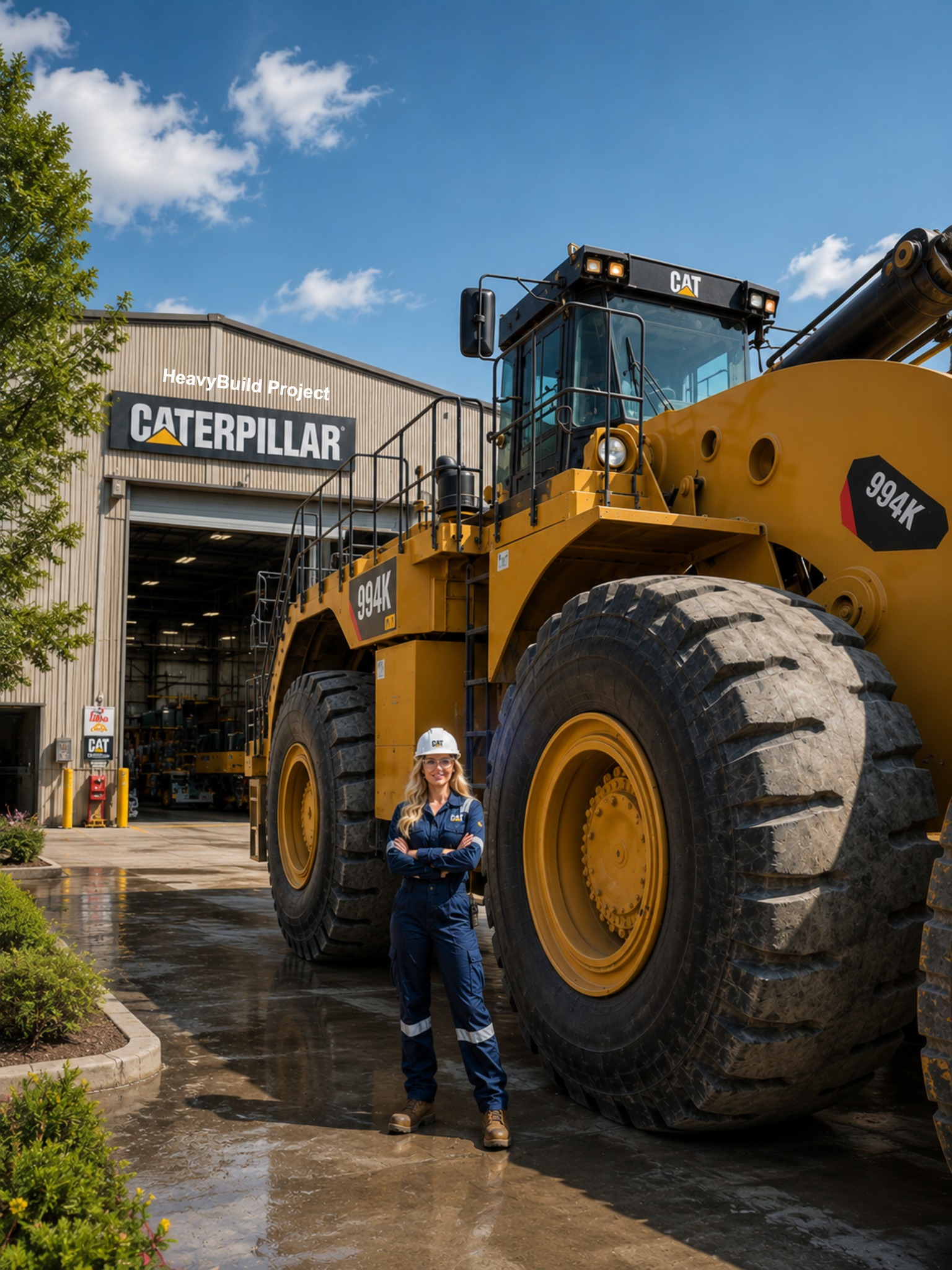 The Caterpillar 994 wheel loader was introduced in the late 1990s