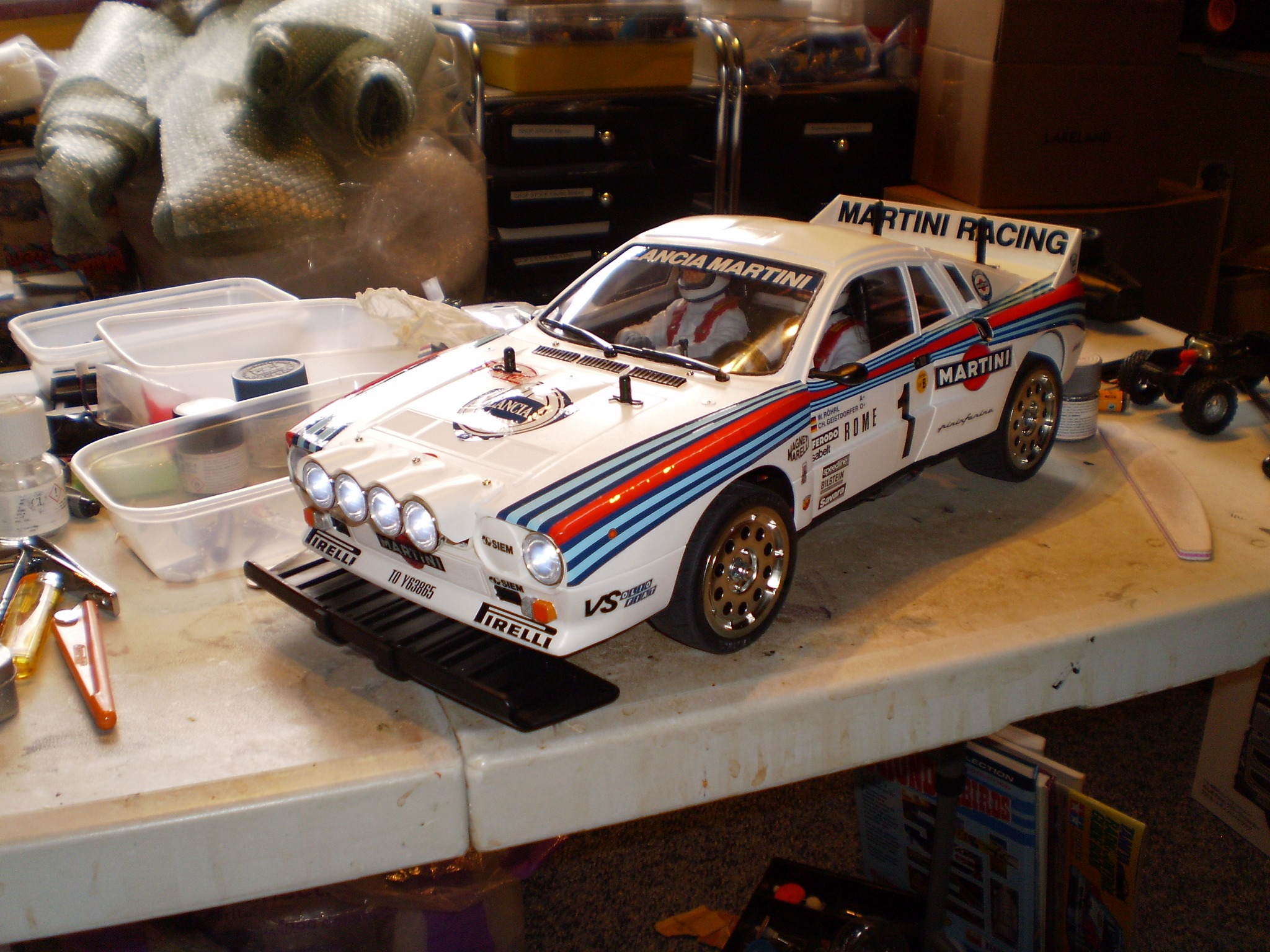 Tamiya lancia rally rc car racing