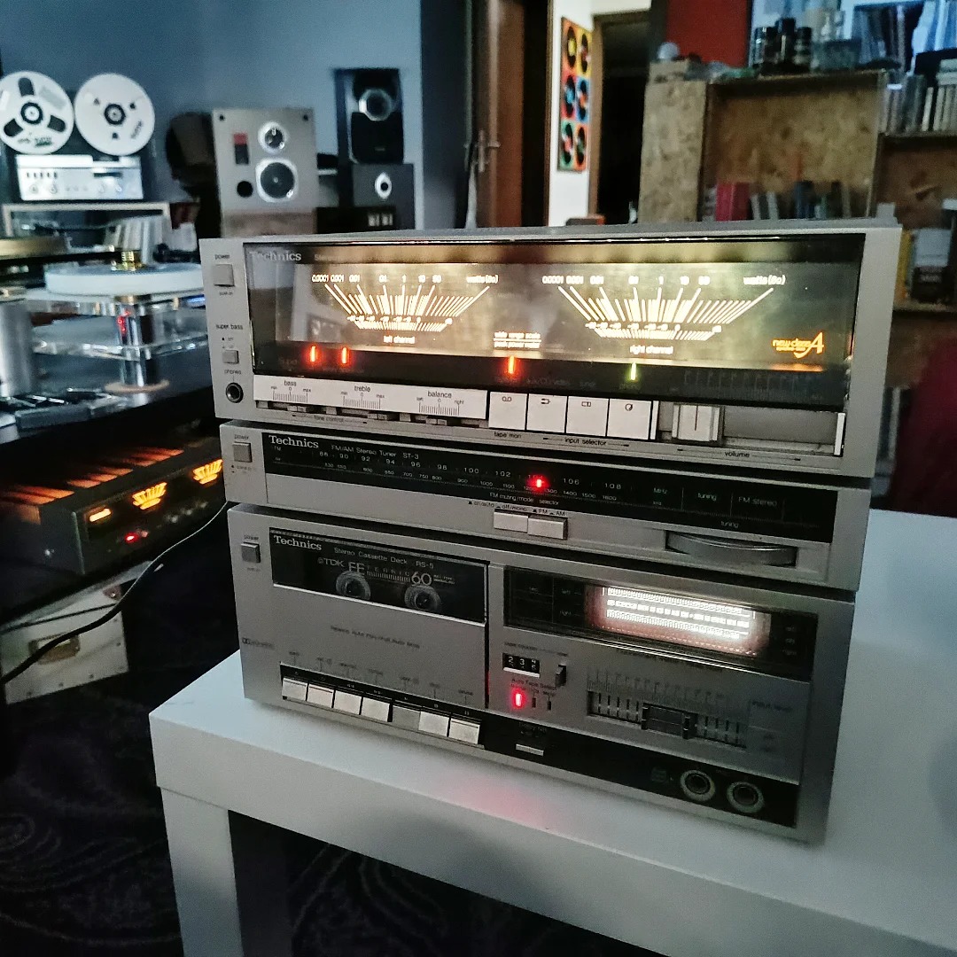 Super Rare Technics SU-7 amplifier+Technics ST-3 tuner+Technics RS