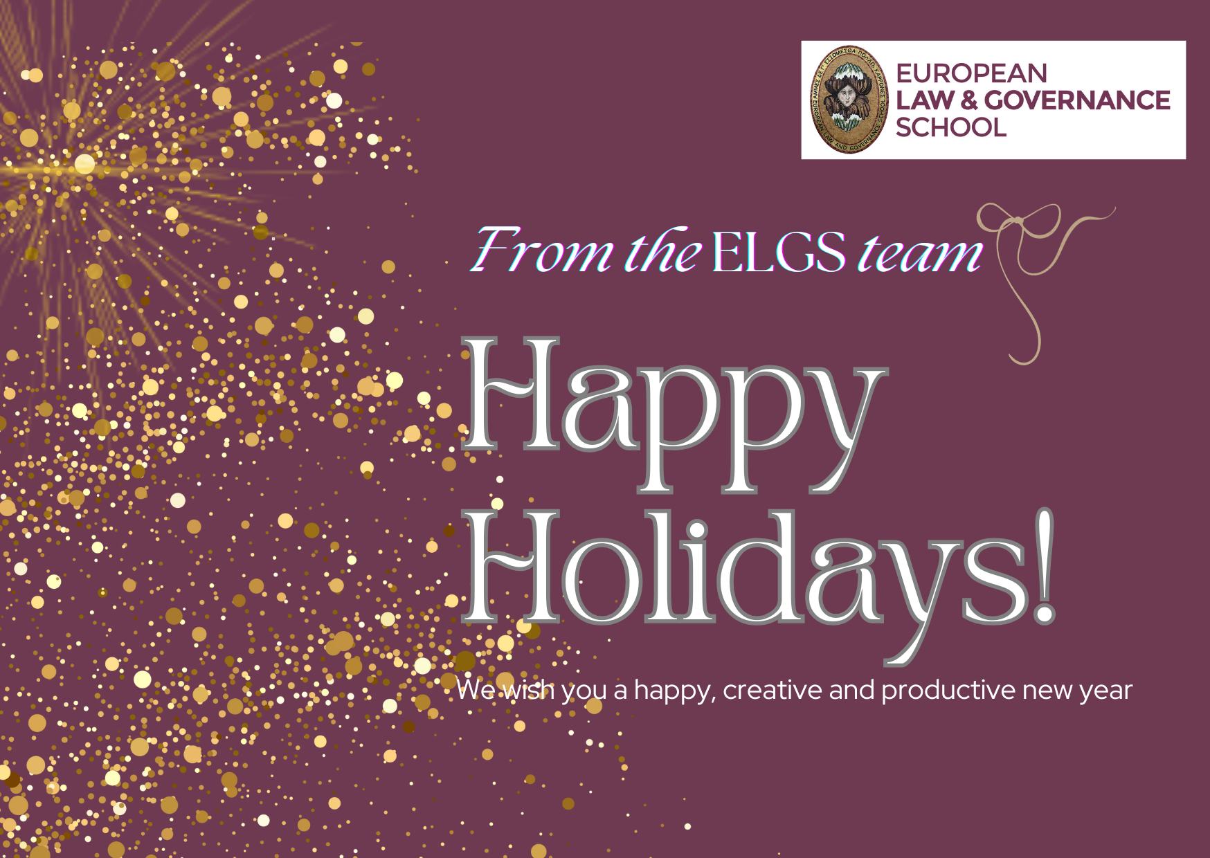 European Law and Governance School | Athens