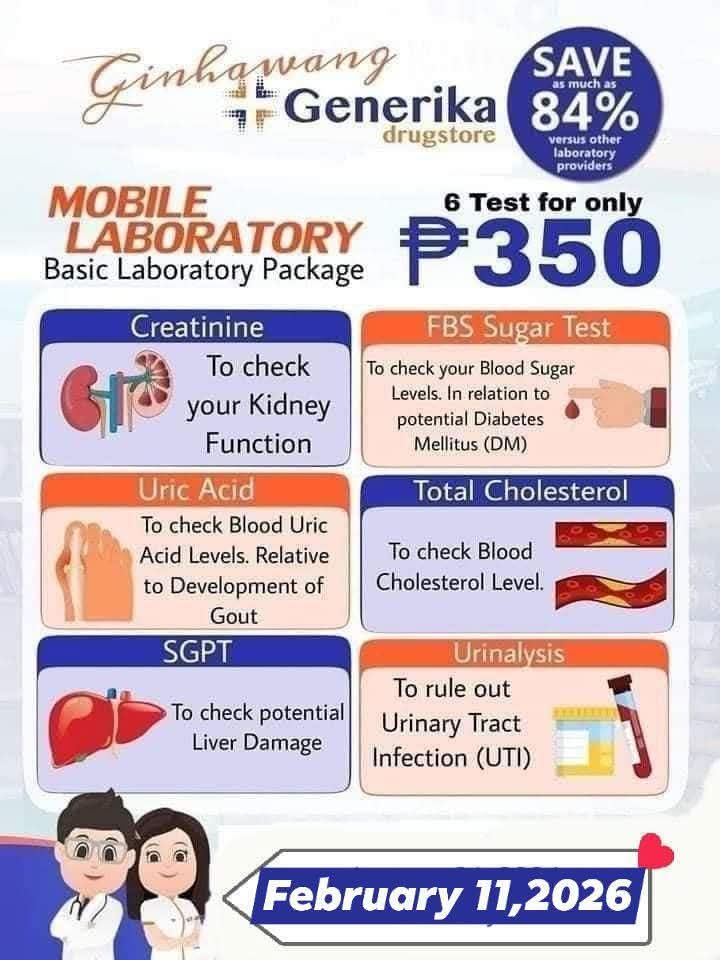 Generika Gerona - KALUSUGAN MUNA 🩺 Wag palampasin! Narito... | Facebook