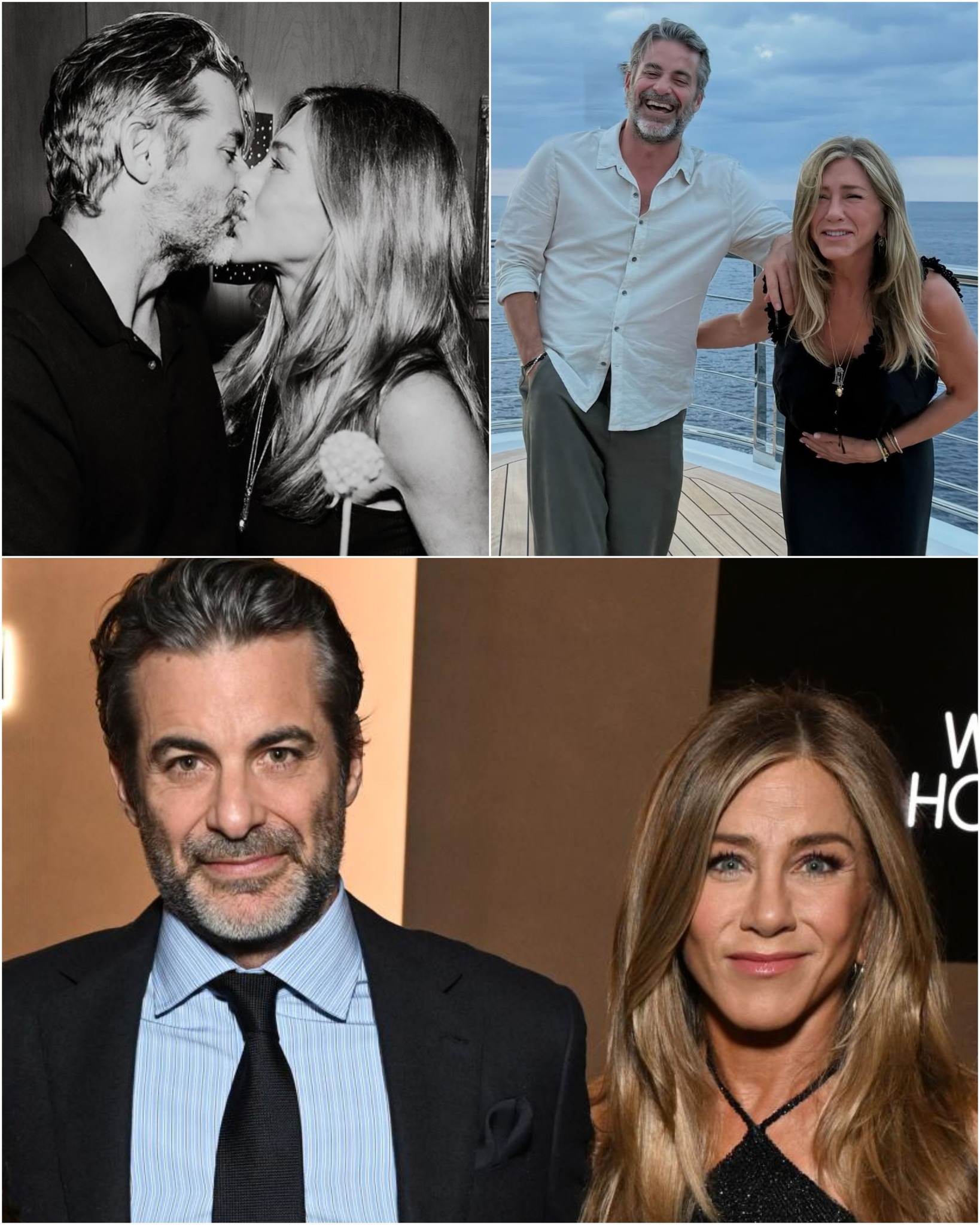 Jennifer Aniston and her boyfriend Jim Curtis shared a romantic 