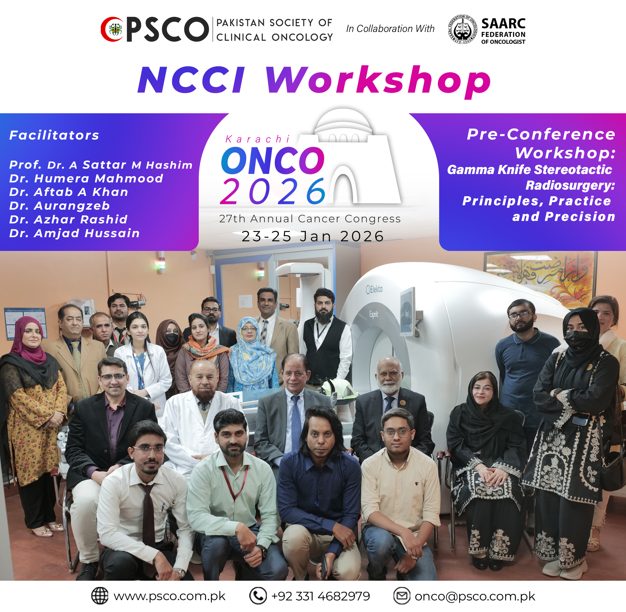 ONCO 2026 |... - Pakistan Society of Clinical Oncology | Facebook