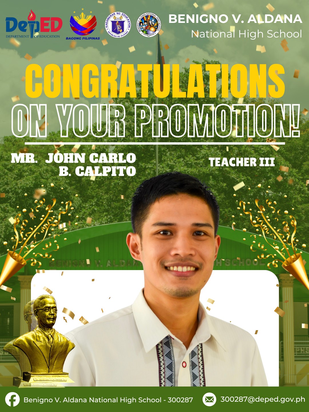Benigno V. Aldana National High School - 300287 | Pozorrubio