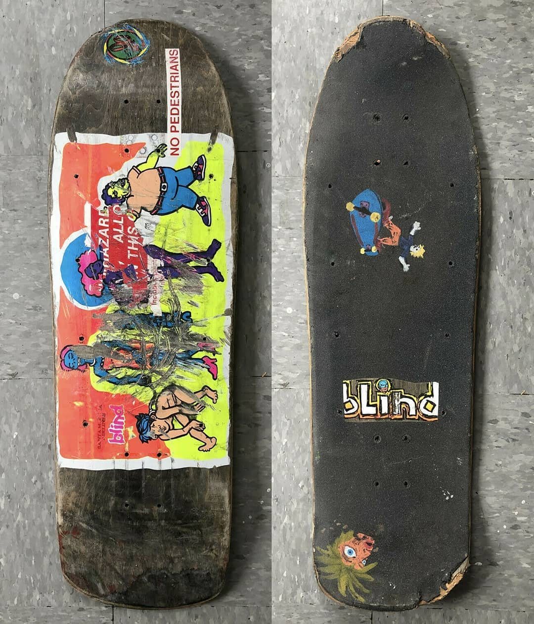 1991 Blind Mark Gonzales Colored People board wanted