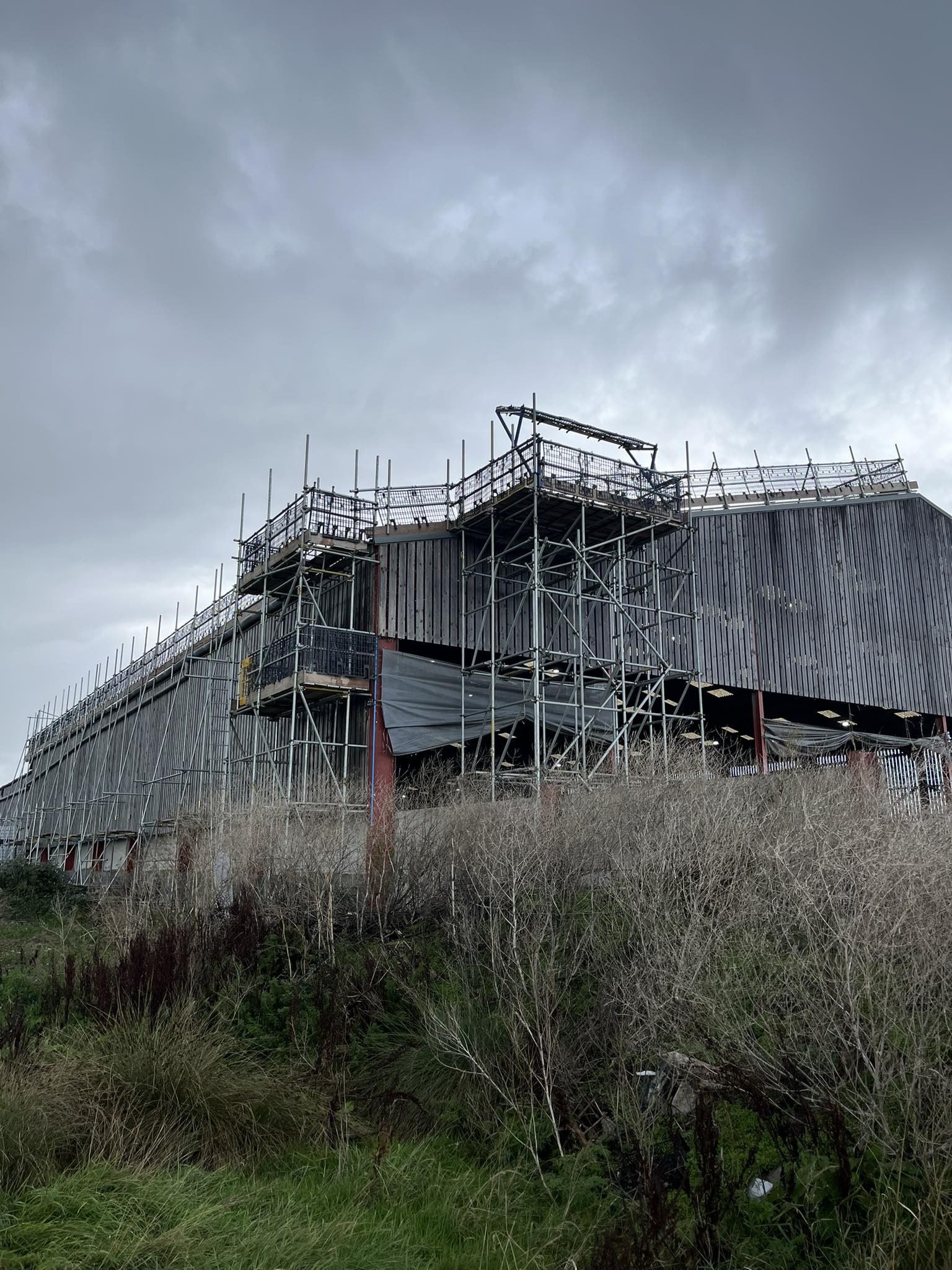 Staggered Scaffolding